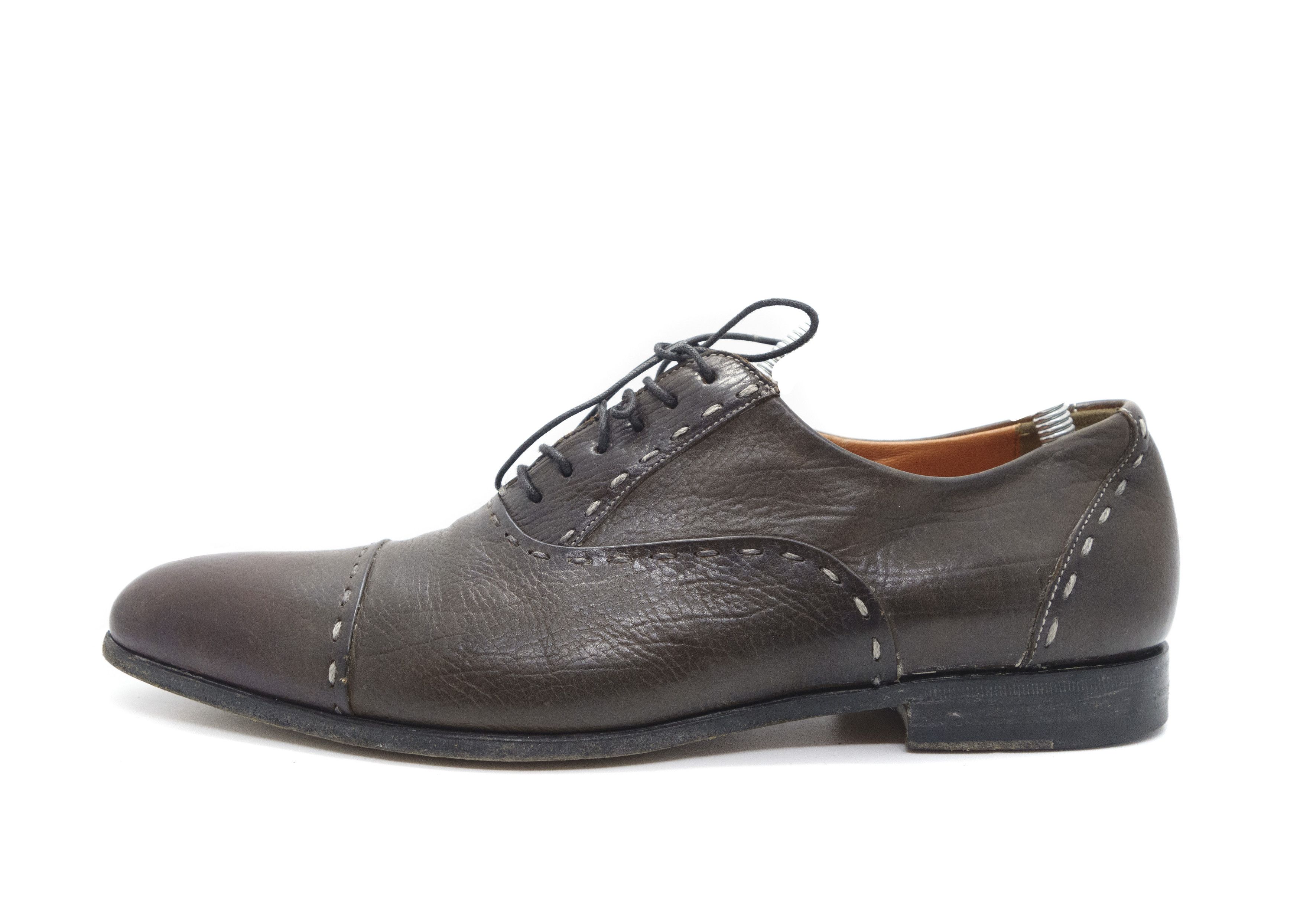 Santoni Leather Derby Size US 7 / EU 40 - 1 Thumbnail