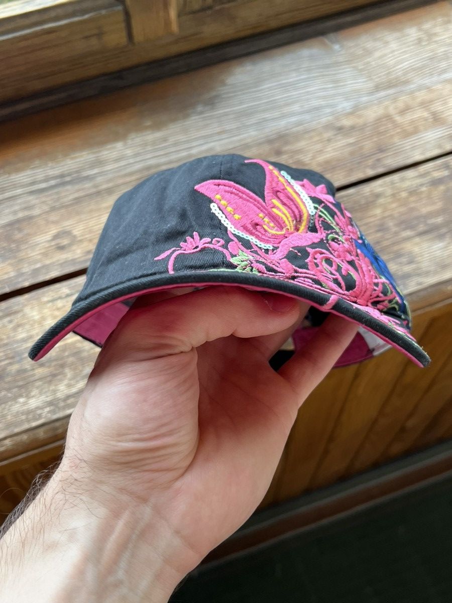 Other Y2k Butterfly Flowers Cap Vintage Hat Size ONE SIZE - 19 Thumbnail