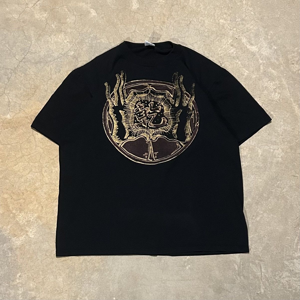 Unsound Rags × Vintage Crazy Vintage 90s Kanji Japanese Art Tattoo Tee Rare Size US XL / EU 56 / 4 - 1 Thumbnail