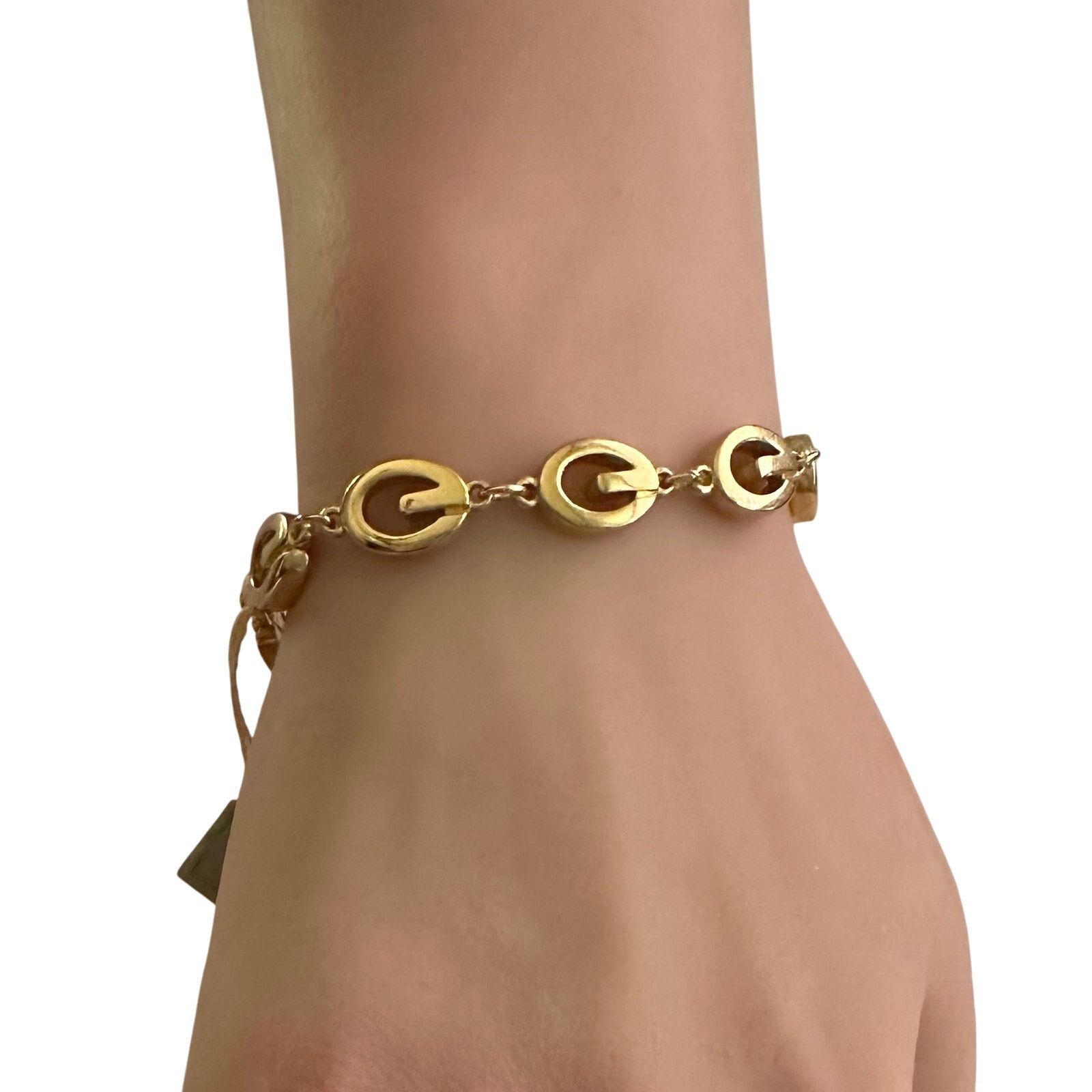 Givenchy Givenchy G Link Gold Plate Bracelet Size ONE SIZE - 9 Thumbnail