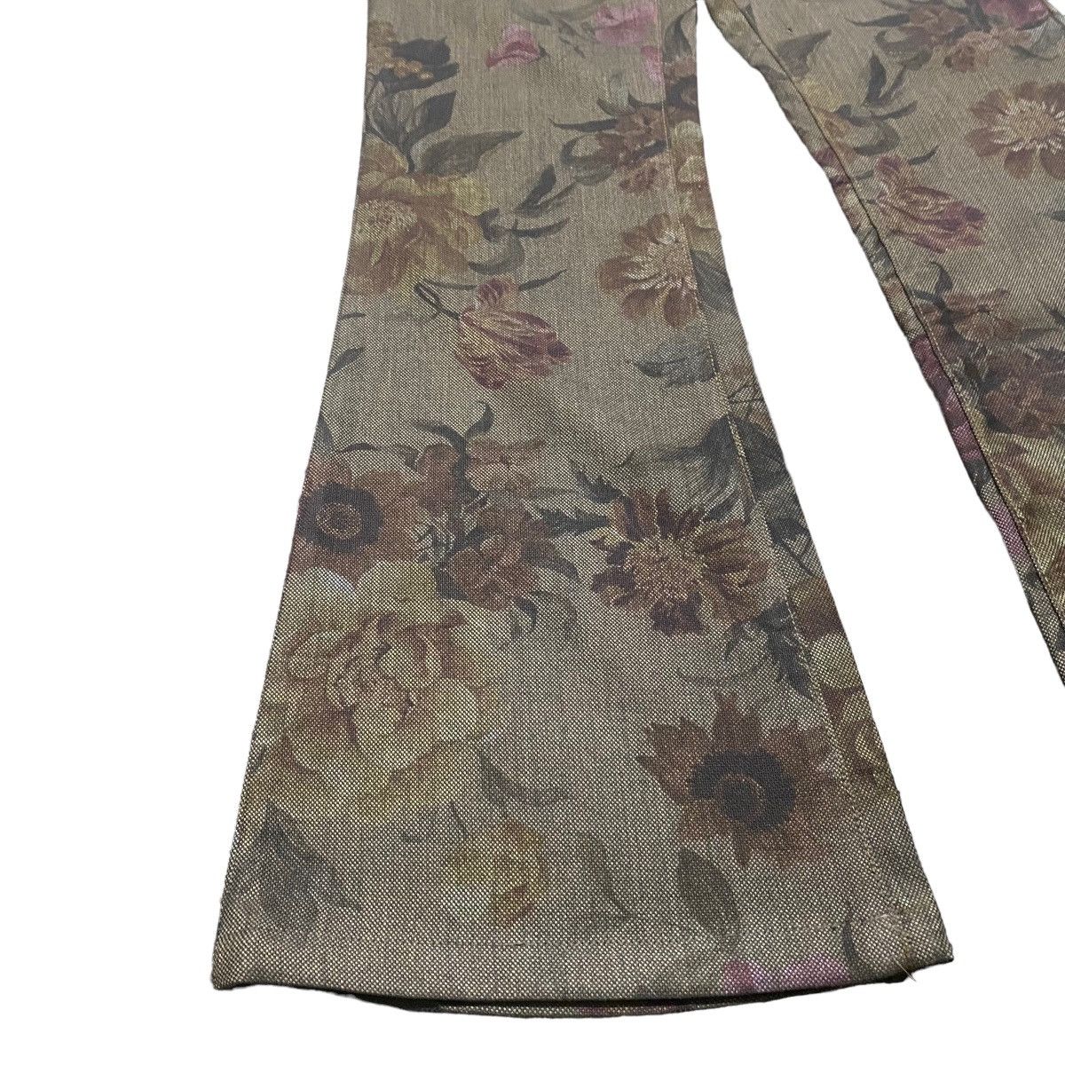 Tornado Mart Tornado Mart Floral Flare Jeans Size US 32 / EU 48 - 8 Thumbnail