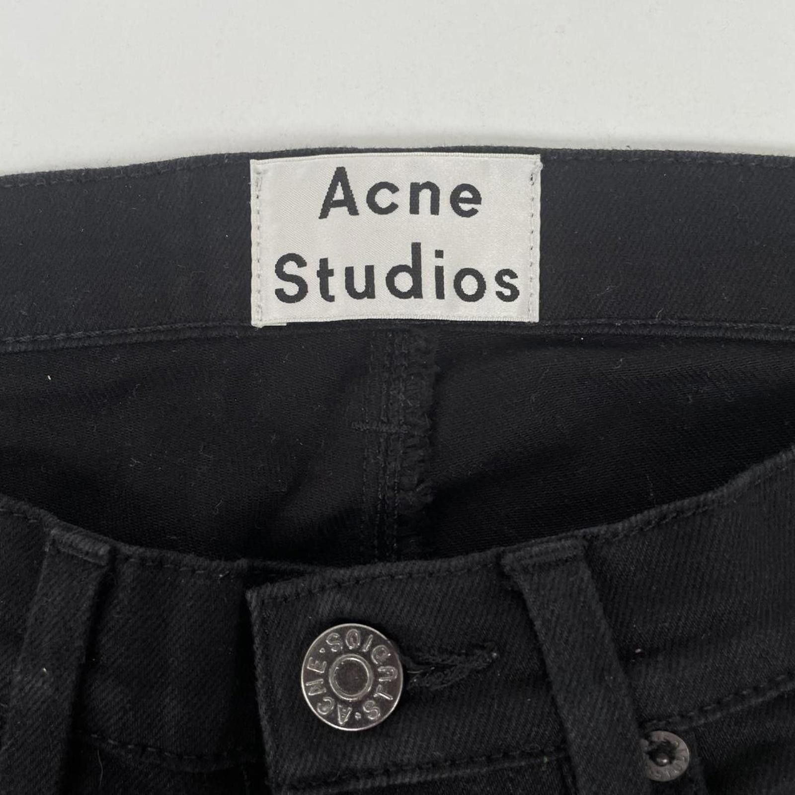 Acne Studios Acne Studios Black Skinny Fit Denim Jeans Size US 32 / EU 48 - 4 Thumbnail