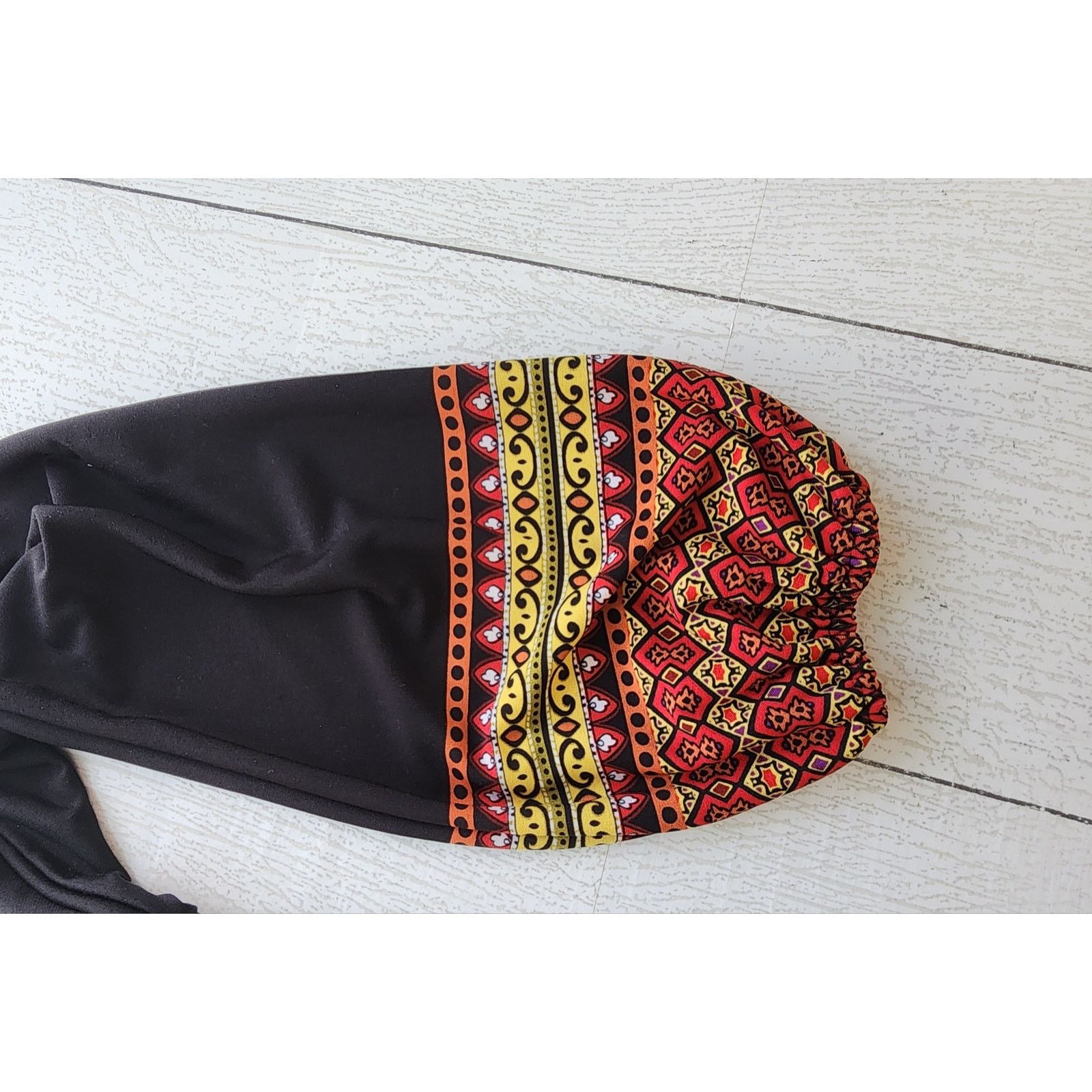Other Emma & Michele Black Multicolor Paisley Shift Midi Dress Size M / US 6-8 / IT 42-44 - 12 Thumbnail