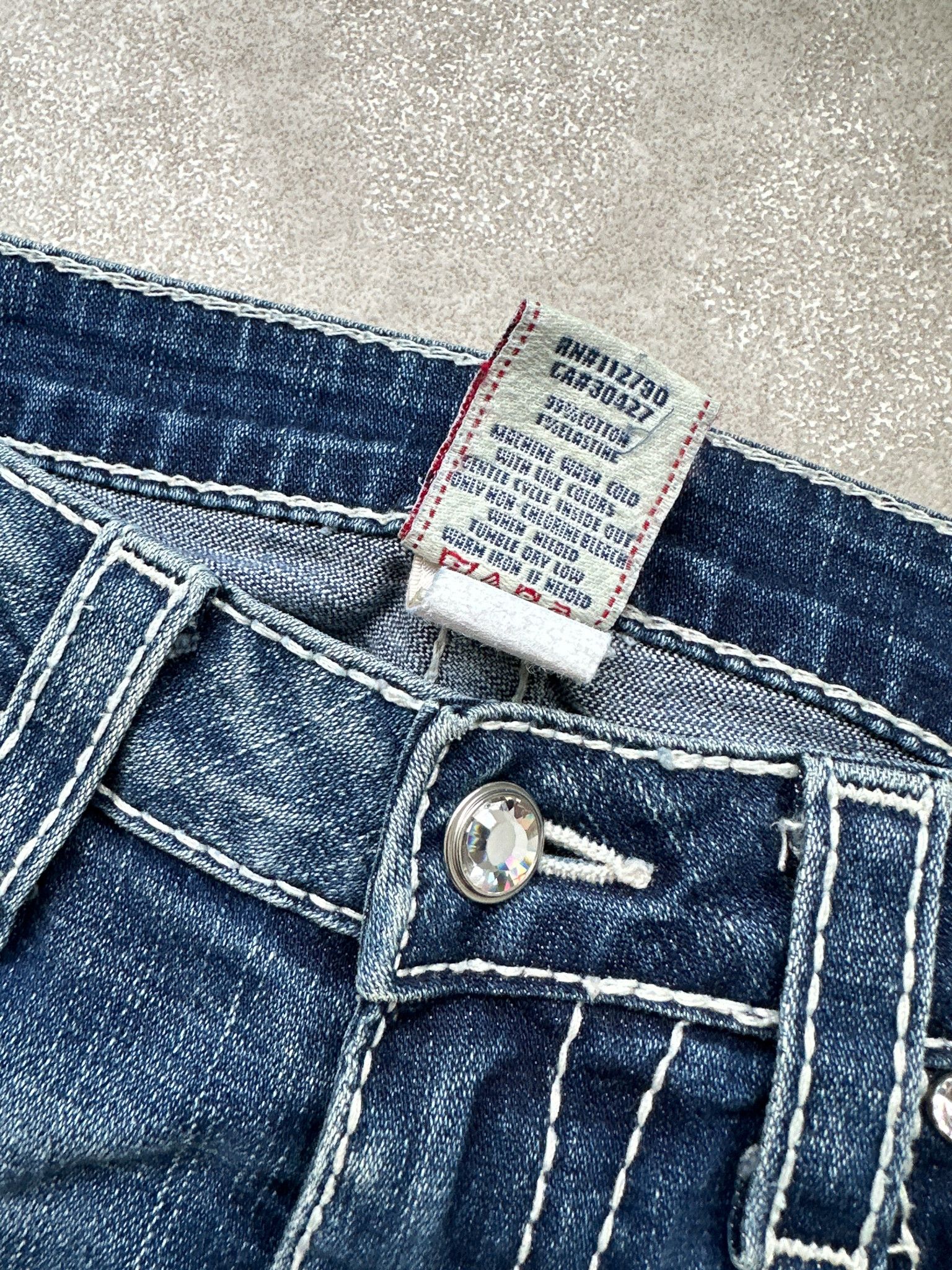 True Religion Vintage True Religion Denim Shorts Size 29" - 8 Thumbnail