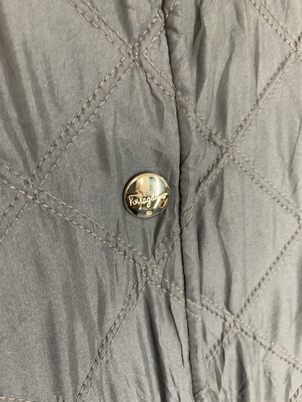 Salvatore Ferragamo Vintage Salvatore Ferragamo Quilted Jacket Size US M / EU 48-50 / 2 - 17 Thumbnail