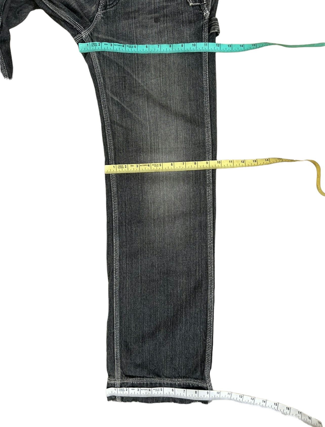 FACTOTUM Vintage Factotum Japan Distressed Fade Denim Work Pant Size US 30 / EU 46 - 4 Thumbnail