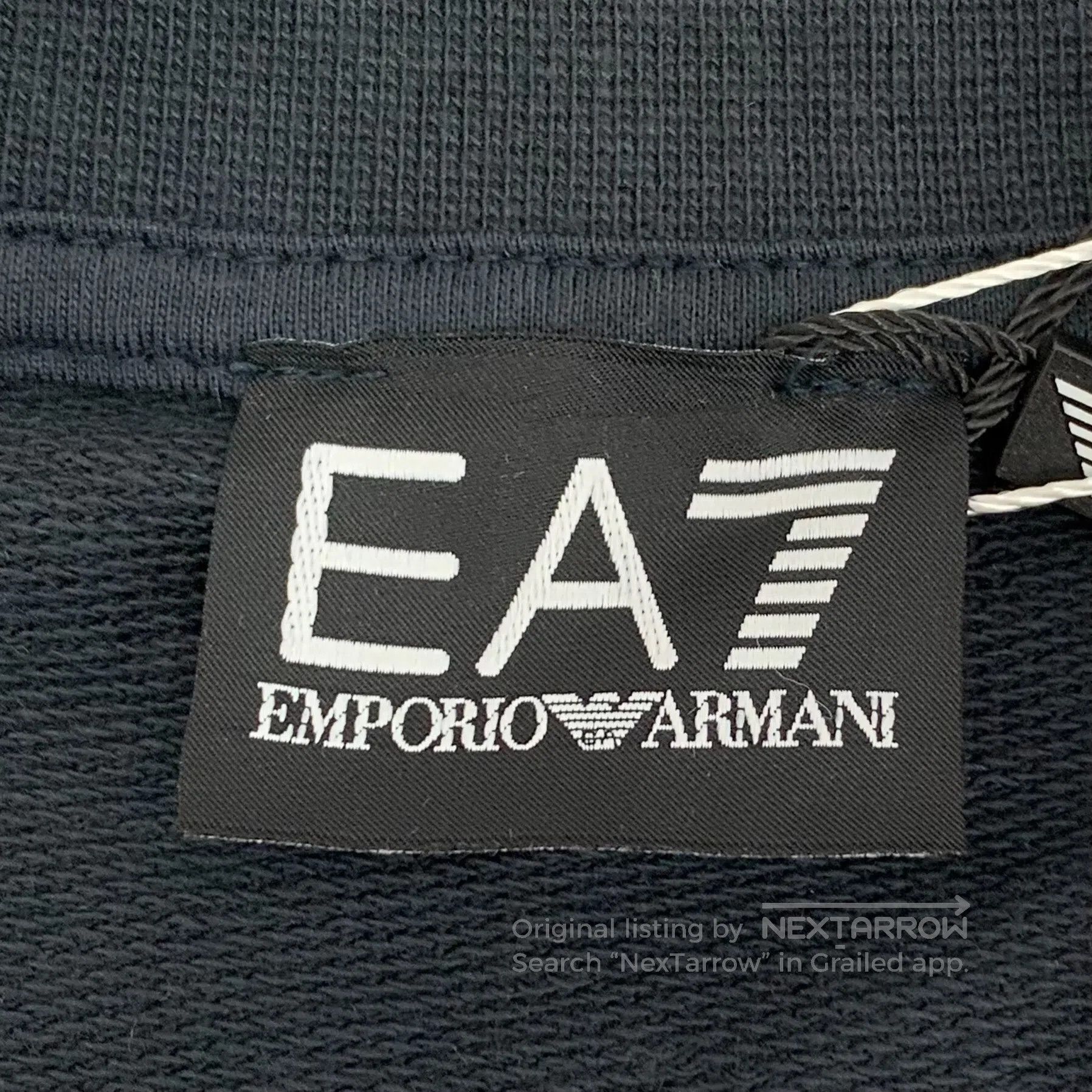 Armani Armani Color block logo print cotton crew neck long sleeve Size US M / EU 48-50 / 2 - 5 Thumbnail