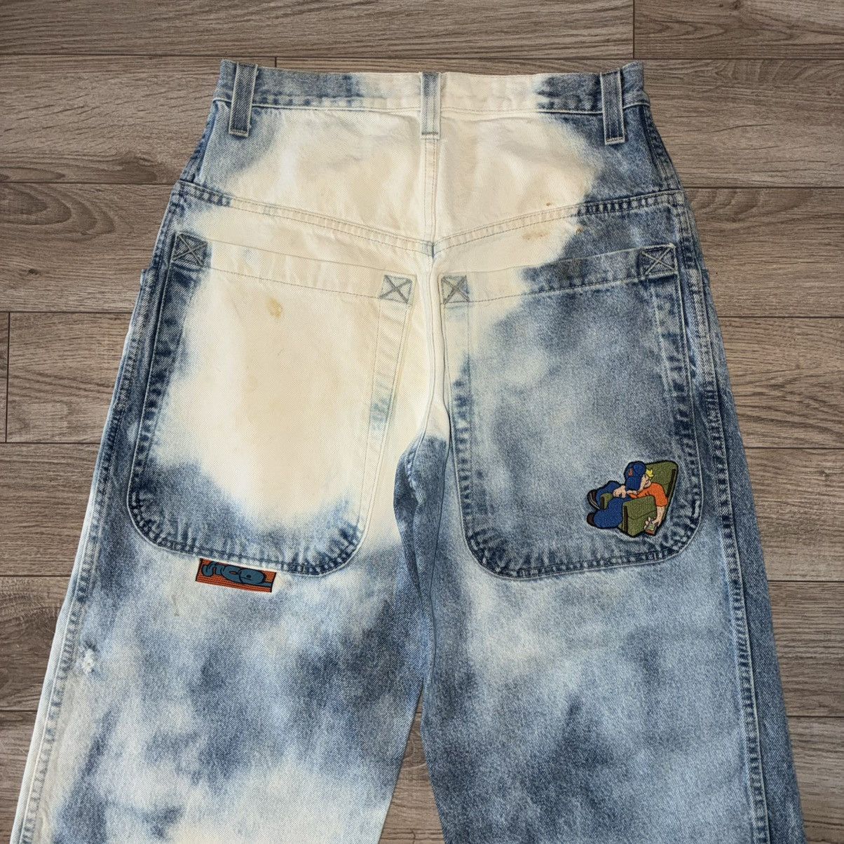 JNCO 90s JNCO Slackers blue jeans Size US 30 / EU 46 - 2 Thumbnail