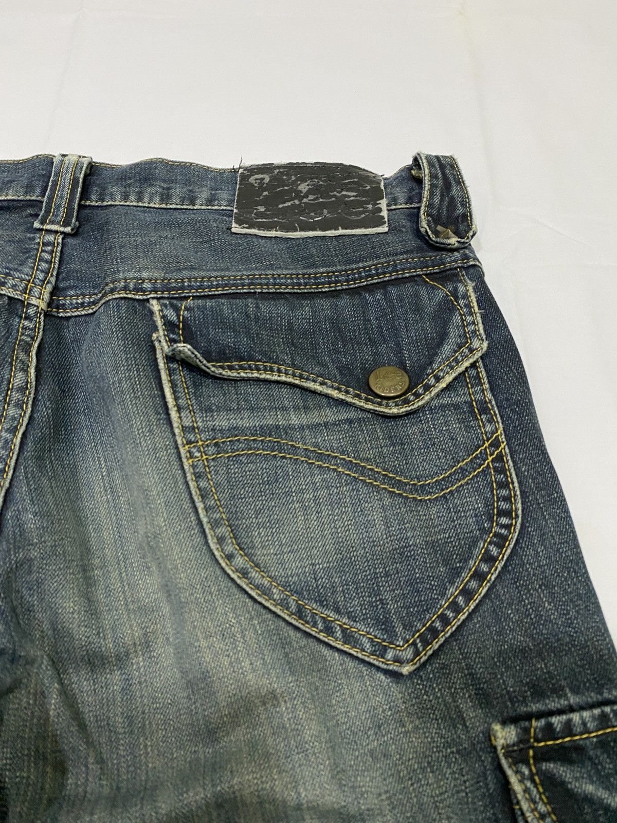 Lee Vintage Lee flare spinal twist jeans Size US 35 - 18 Thumbnail