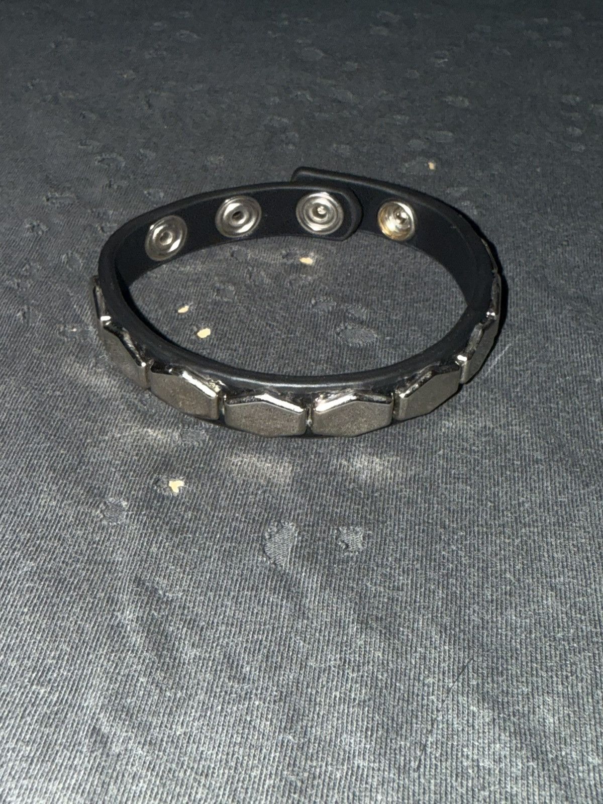 Undercover SS06 Undercover “T” Klaus White Concert Pass Bracelet