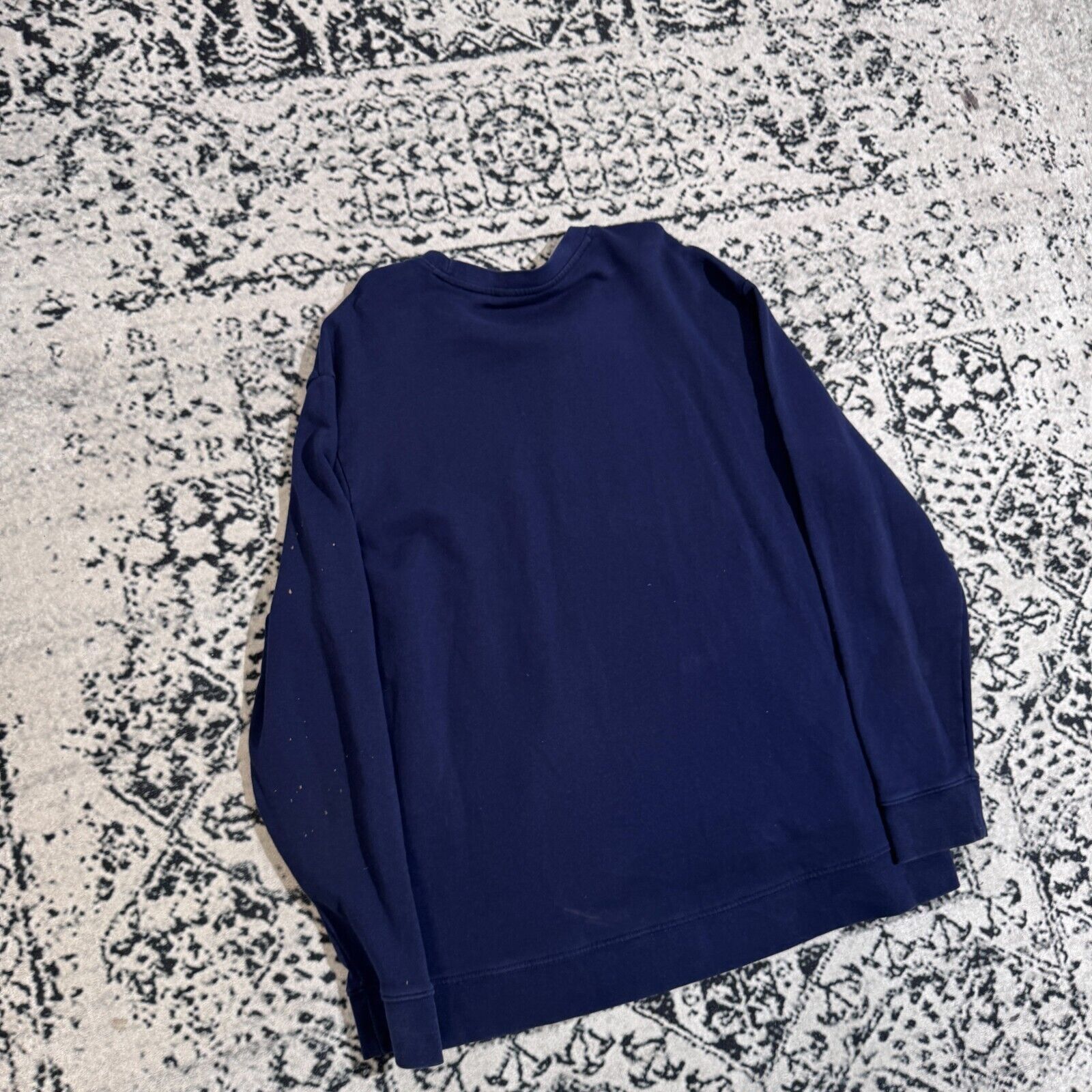 Lee × Vintage Lee Unisex Navy Cotton Sweatshirt Size XL USA Blank Y2K Size US XL / EU 56 / 4 - 15 Thumbnail