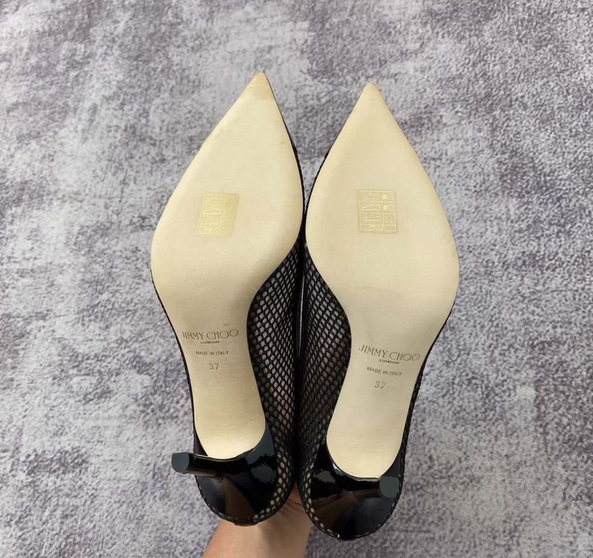Jimmy Choo Jimmy Choo Patent Leather Pointed Toe High Heels Size US 7 / IT 37 - 6 Thumbnail