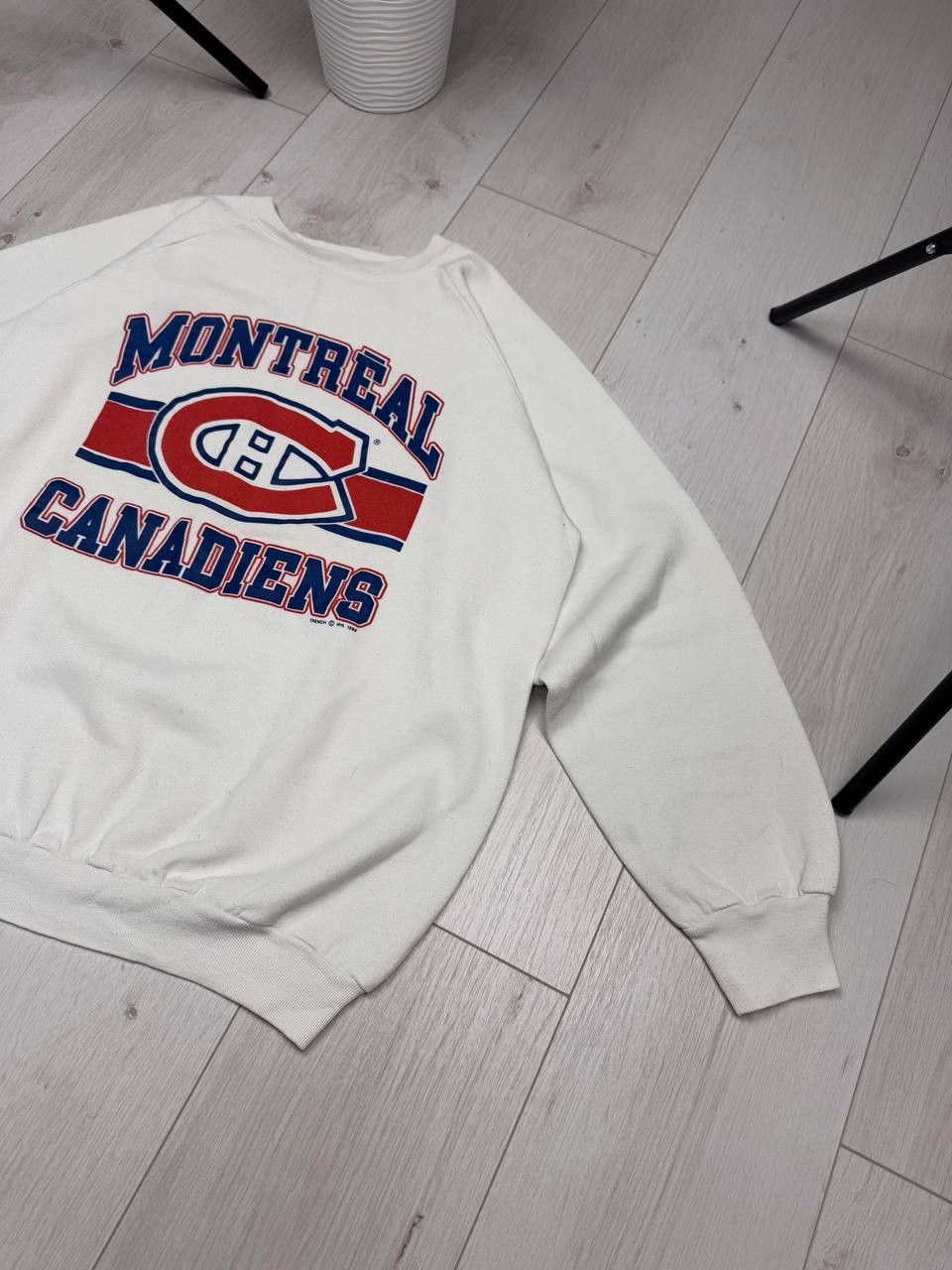 NHL RARE Crazy Vintage 89s Montreal Canadiens hockey Sweatshirt Size US XL / EU 56 / 4 - 3 Thumbnail