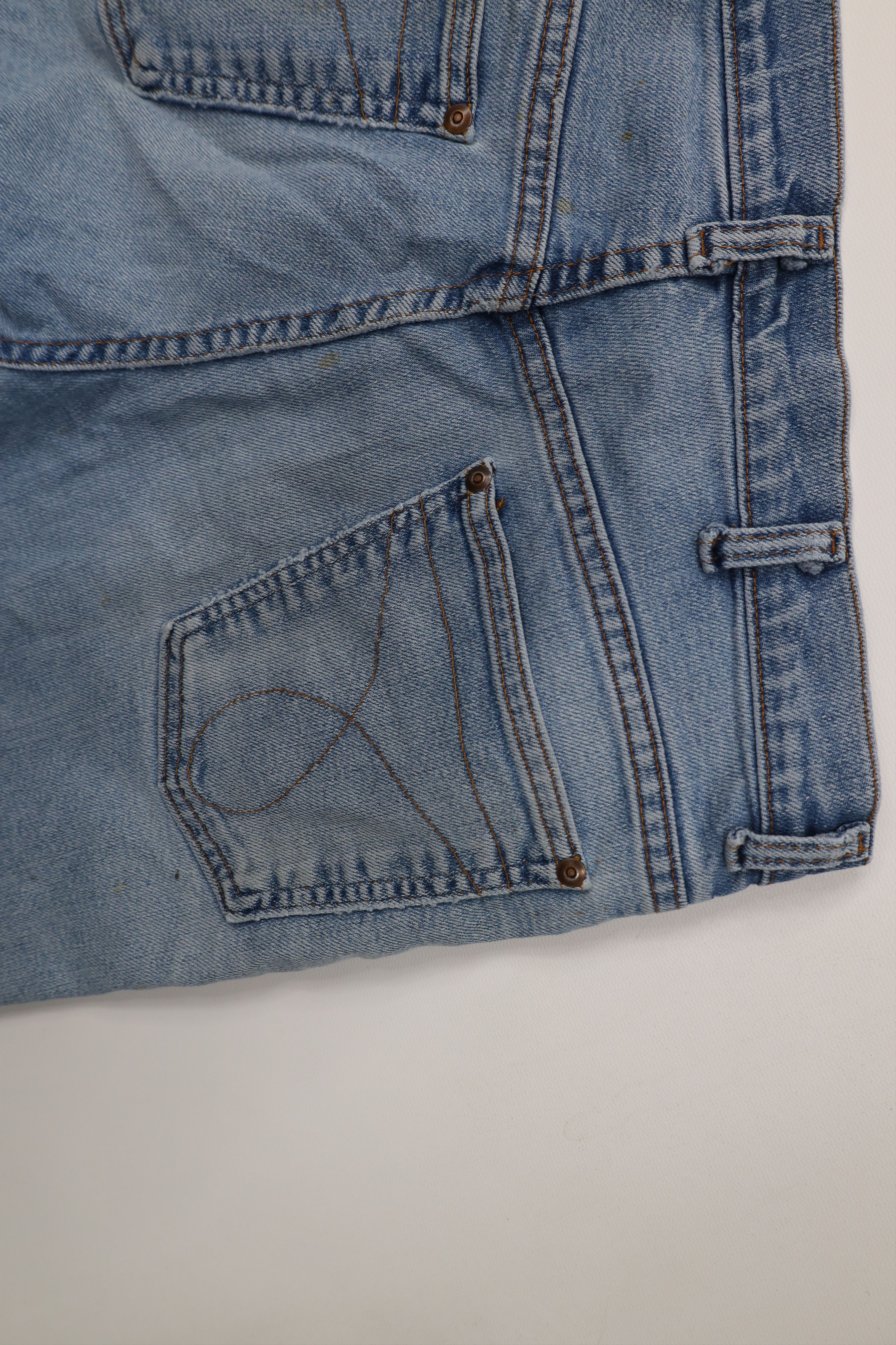 Vintage Vintage 70s Streetwear Flared Wide Leg Denim Jeans USA Size US 32 / EU 48 - 16 Thumbnail