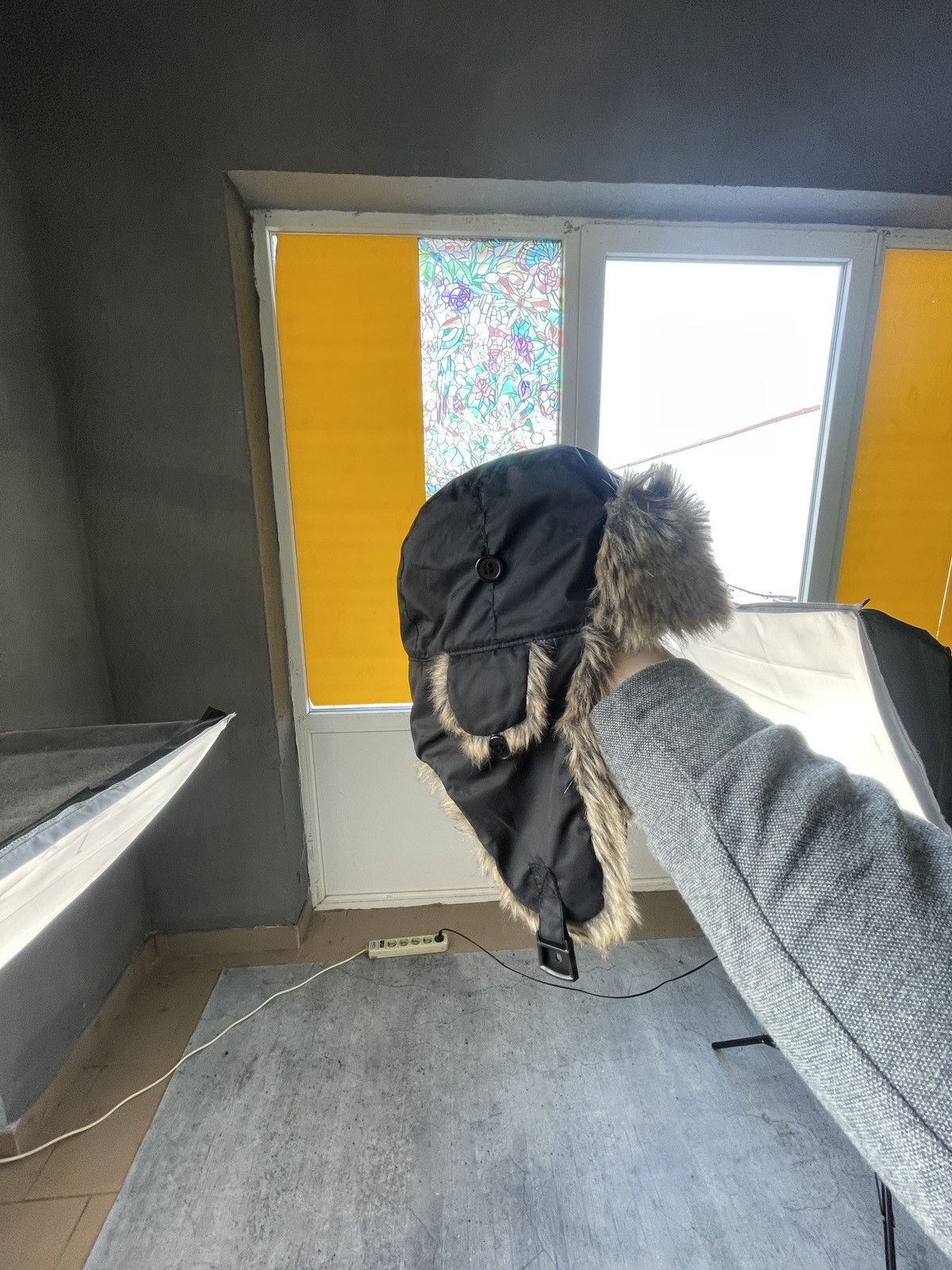 If Six Was Nine × Japanese Brand Fur avant garde japanese ushanka trapper hat alt y2k l.g.b. Size ONE SIZE - 5 Thumbnail