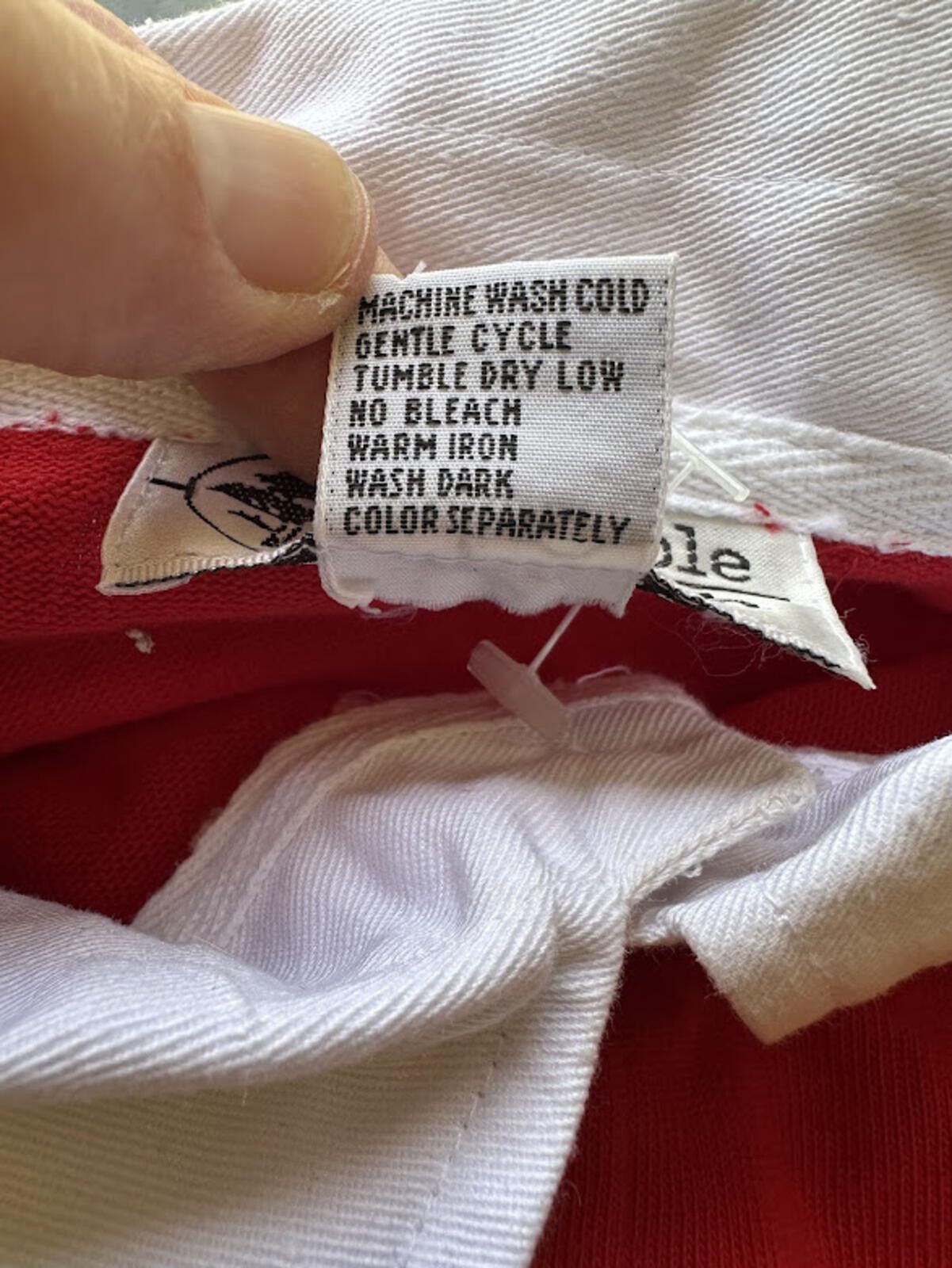 Lone Cypress By Pebble Beach Pebble Beach Rugby Shirt Red Navy Medium Size US M / EU 48-50 / 2 - 4 Thumbnail