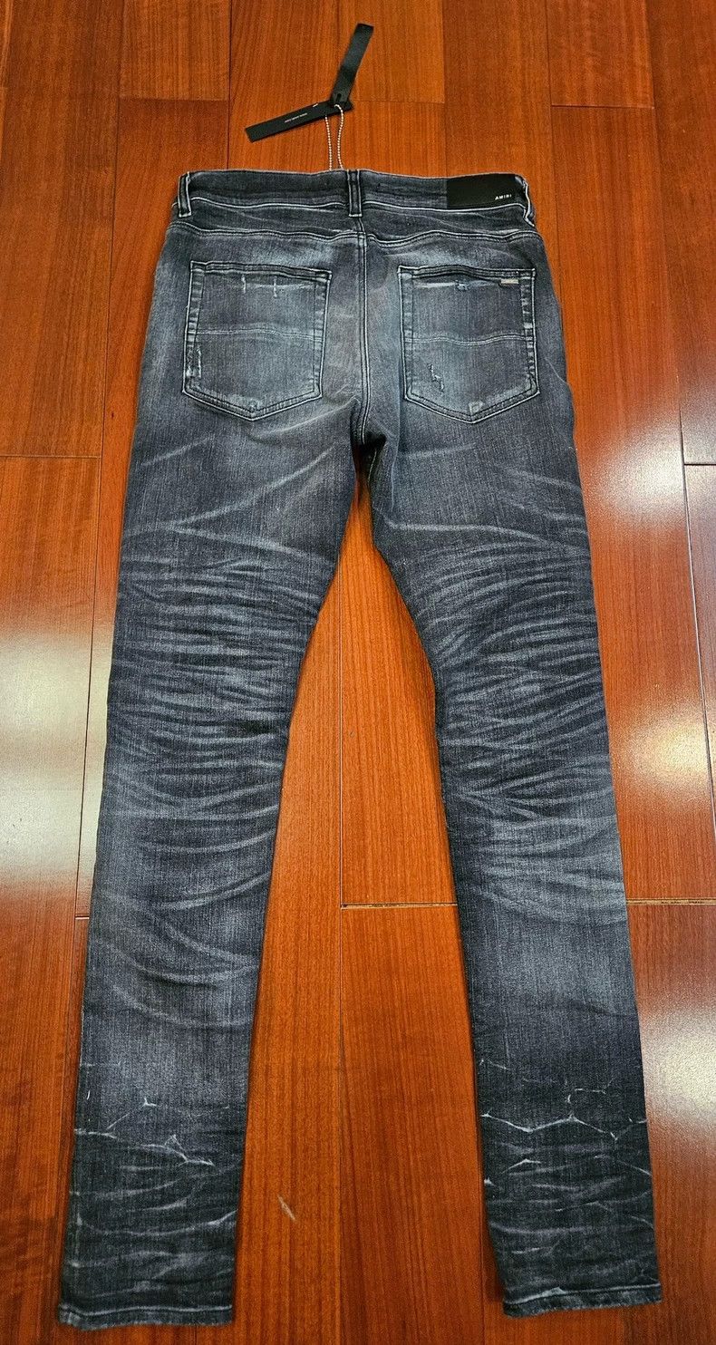 Amiri Amiri vintage dark grey denim jeans Size US 32 / EU 48 - 2 Thumbnail