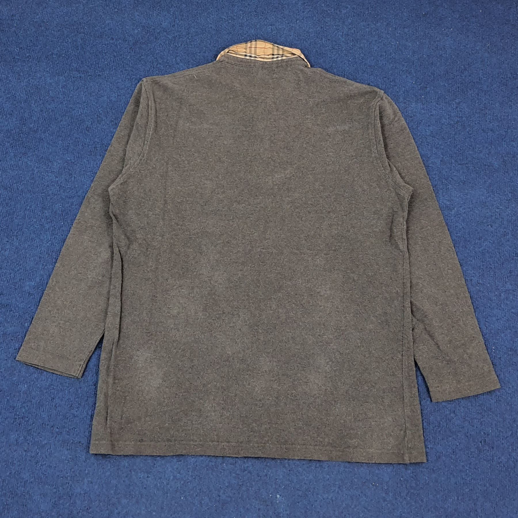 Burberry × Vintage Vintage Burberry London Nova Check Designer Polo Shirt Size US L / EU 52-54 / 3 - 3 Thumbnail