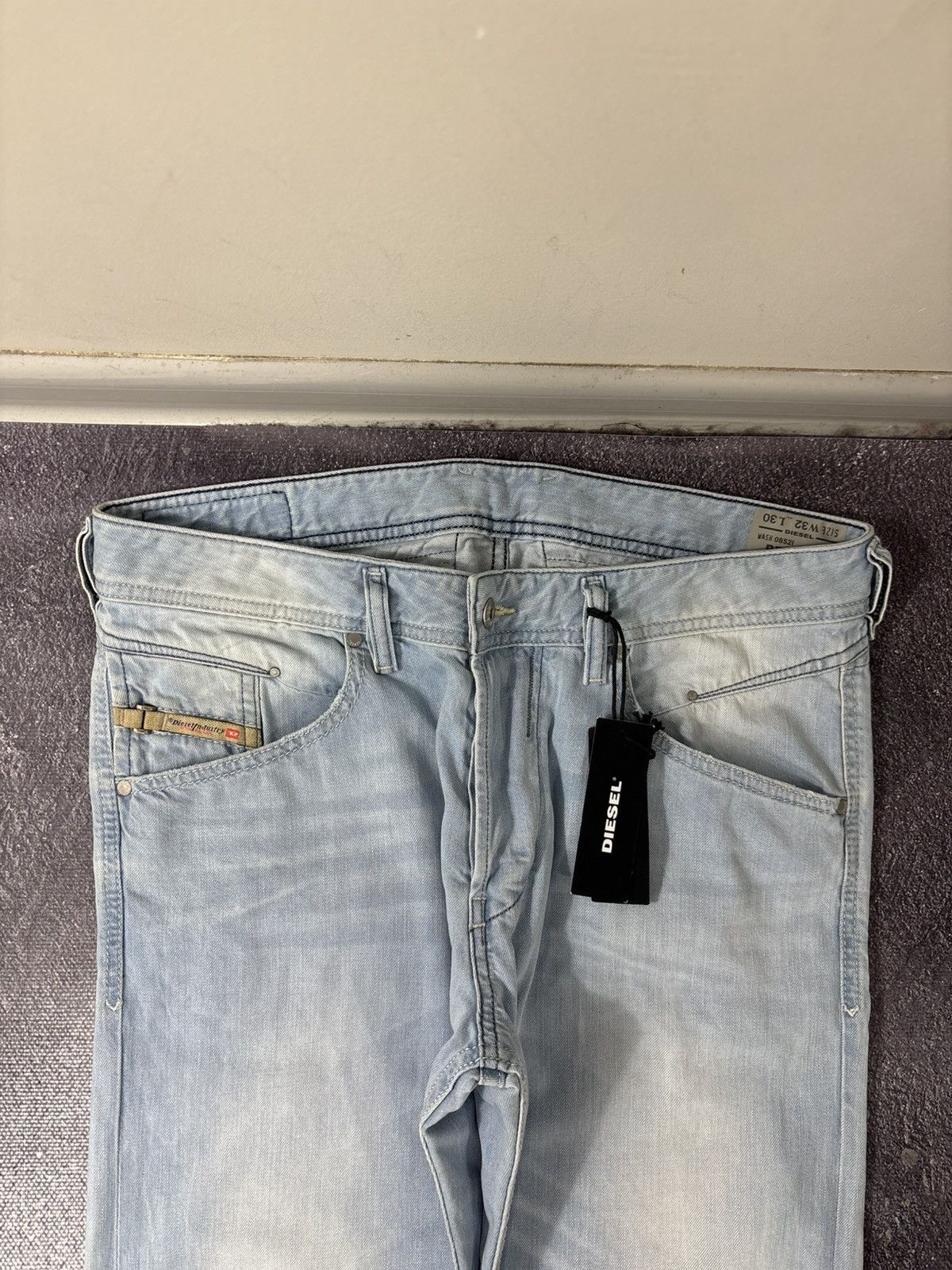 Diesel Diesel Belther Regular Slim Tapered NWT Men’s Denim Jeans Size US 32 / EU 48 - 5 Thumbnail