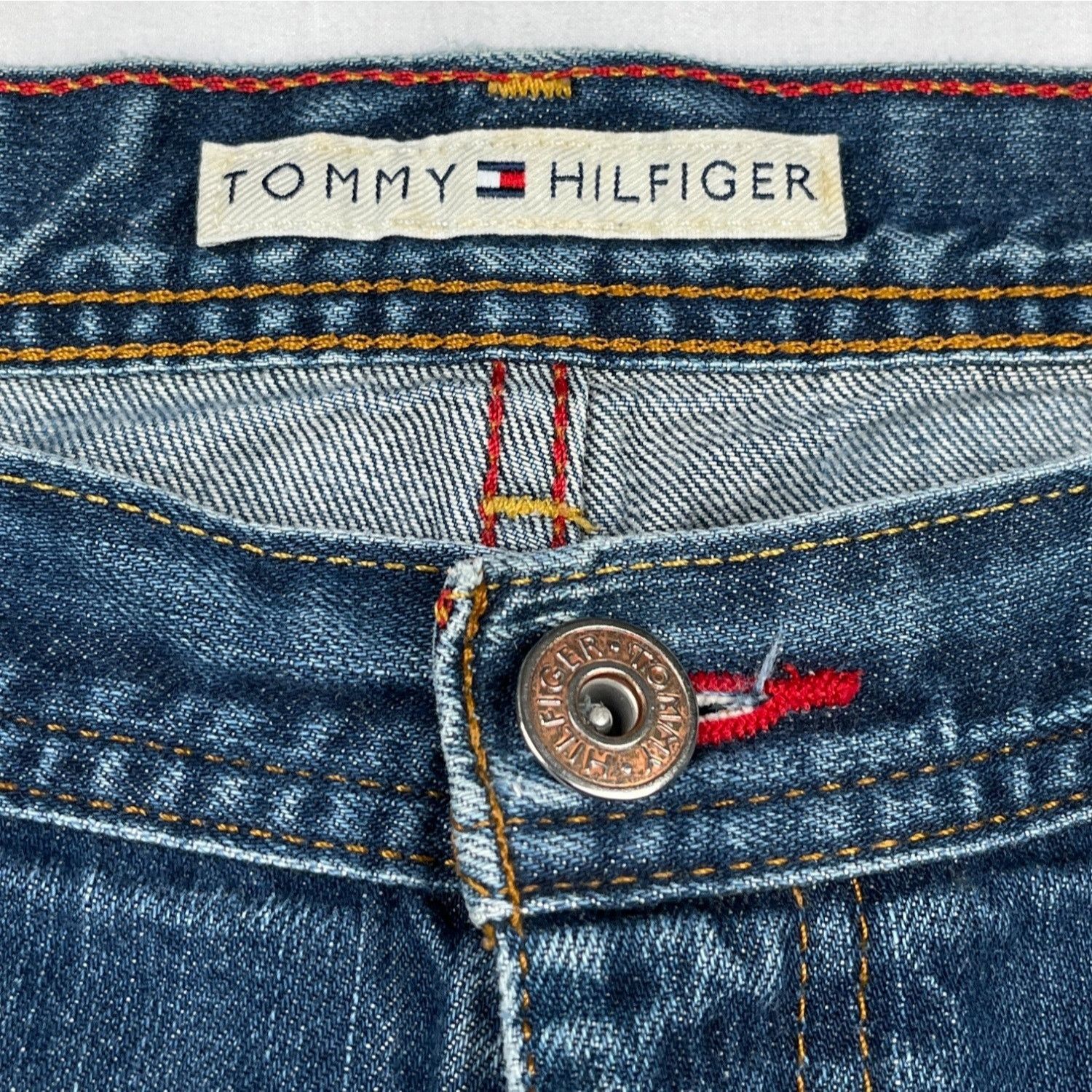 Tommy Hilfiger Tommy Hilfiger Women's Blue Jeans/Straight Leg Sz 14R SKU 44 Size 36" / US 14 / IT 50 - 5 Thumbnail