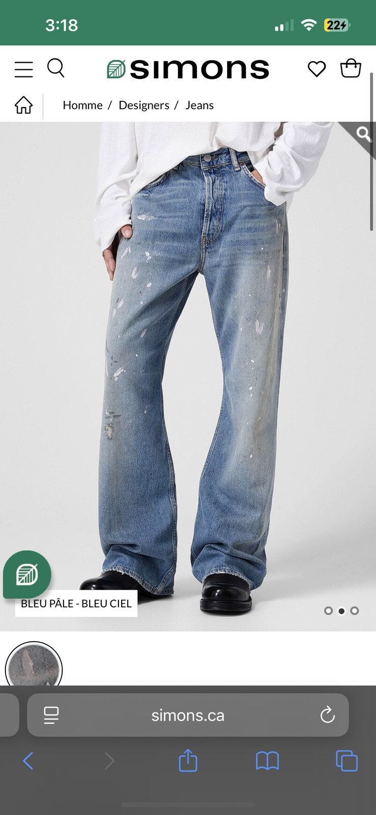 Acne Studios Acne studio 2021 bootcut Trafalgar Size US 33 - 12 Thumbnail