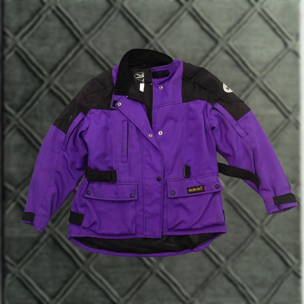 Joe Rocket Joe Rocket Motorcycle Jacket Body Armor Purple Black Medium (20X25) Women's Size M / US 6-8 / IT 42-44 - 1 Thumbnail