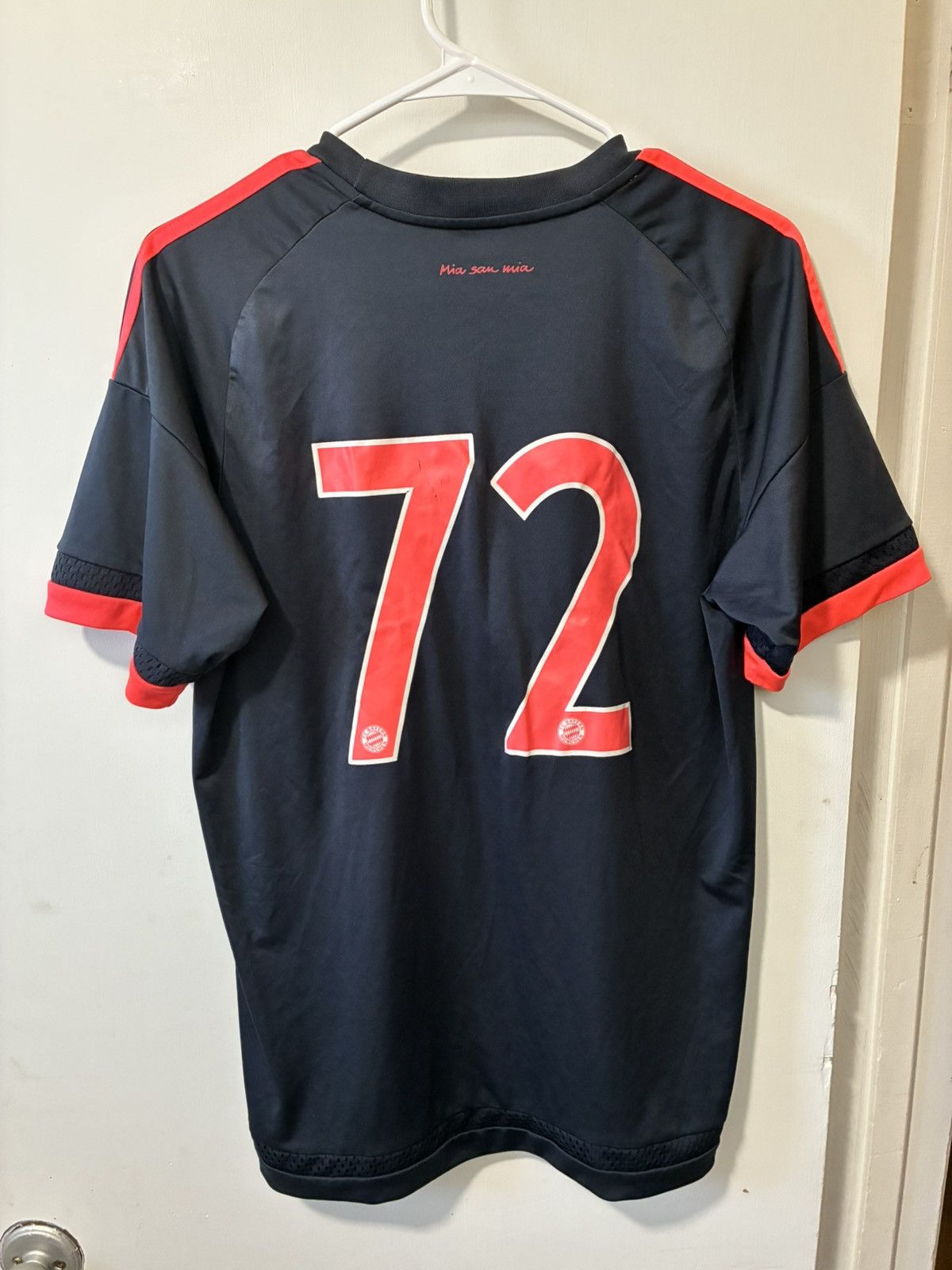 Adidas Adidas Bayern Munich 2014-15 Third kit black soccer jersey Size US M / EU 48-50 / 2 - 4 Thumbnail
