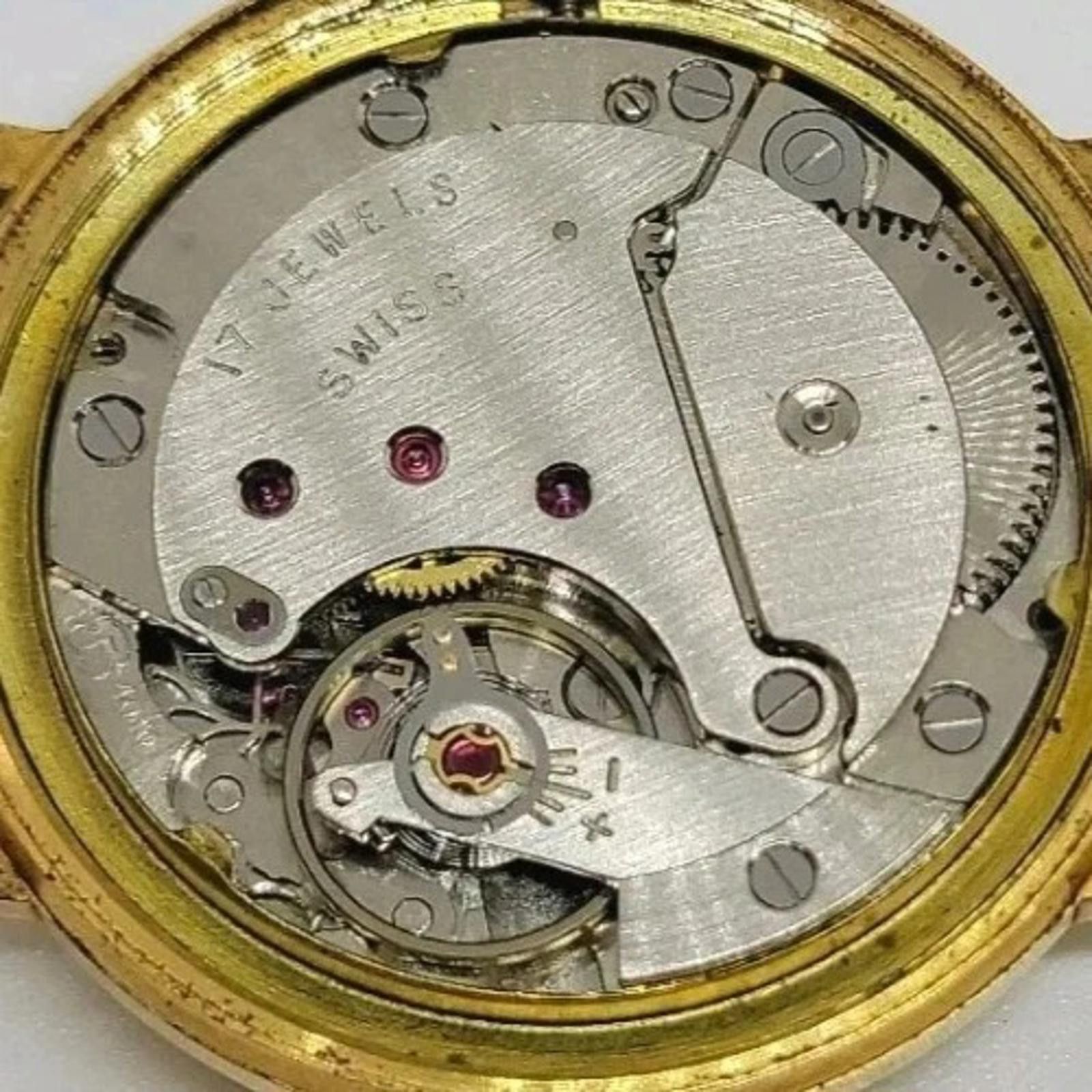 Super Rare Rive D'or 10mic Gold Swiss Mechanical Watch Nice