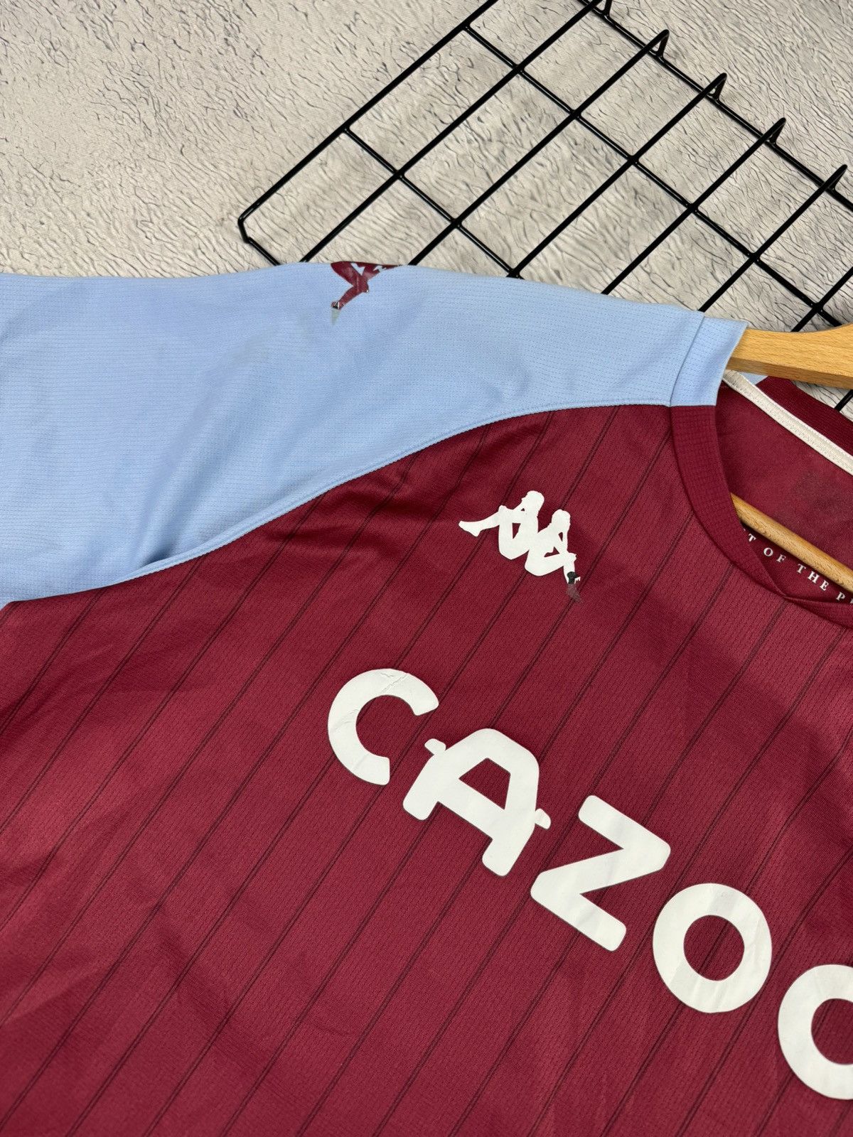 Kappa × Vintage Vintage Aston Villa 2020/21 Kappa Jersey Blokcore 2XL sz Size US XXL / EU 58 / 5 - 5 Thumbnail
