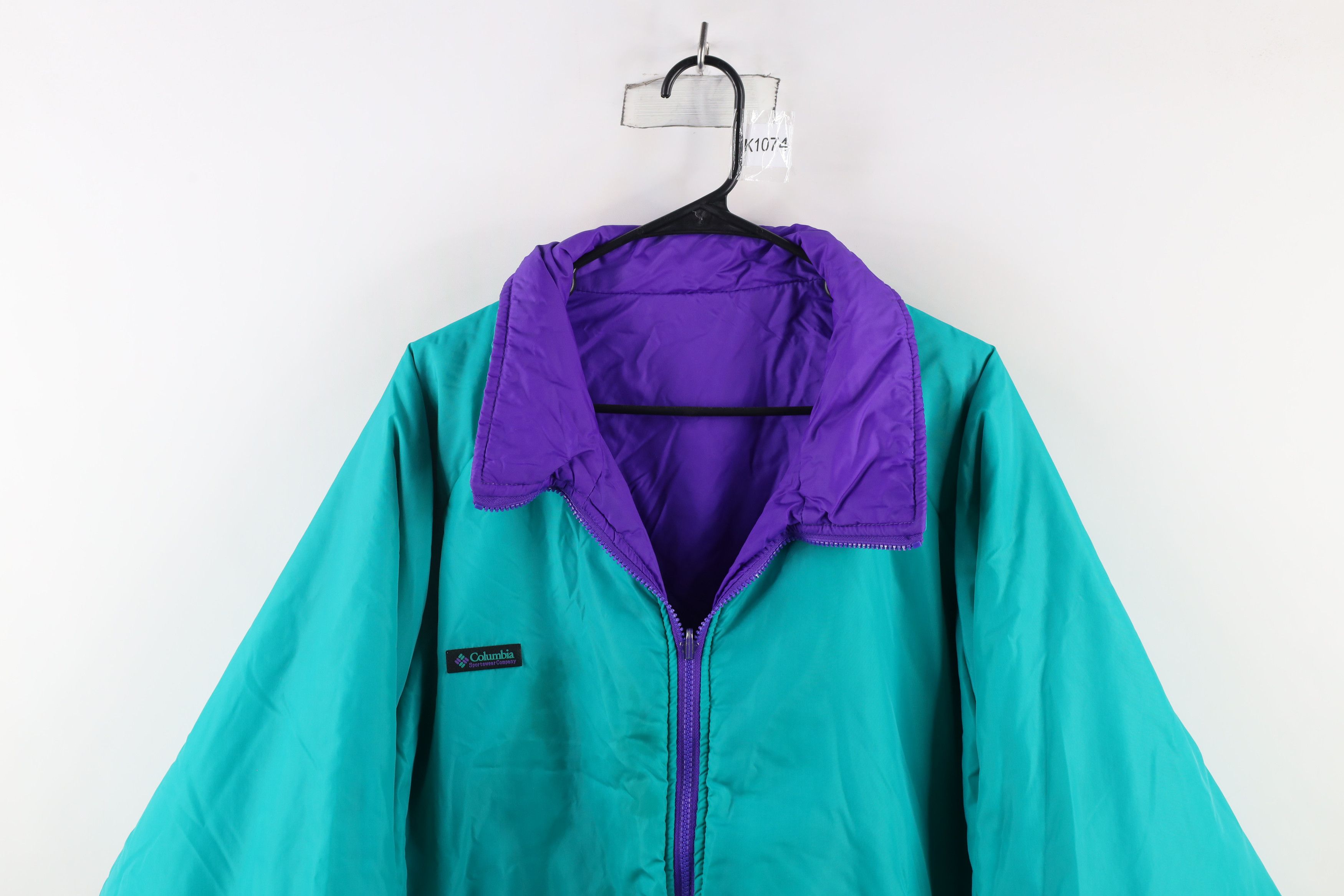 Columbia × Vintage Vintage 90s Columbia Reversible Full Zip Bomber Jacket Size US XXL / EU 58 / 5 - 2 Thumbnail