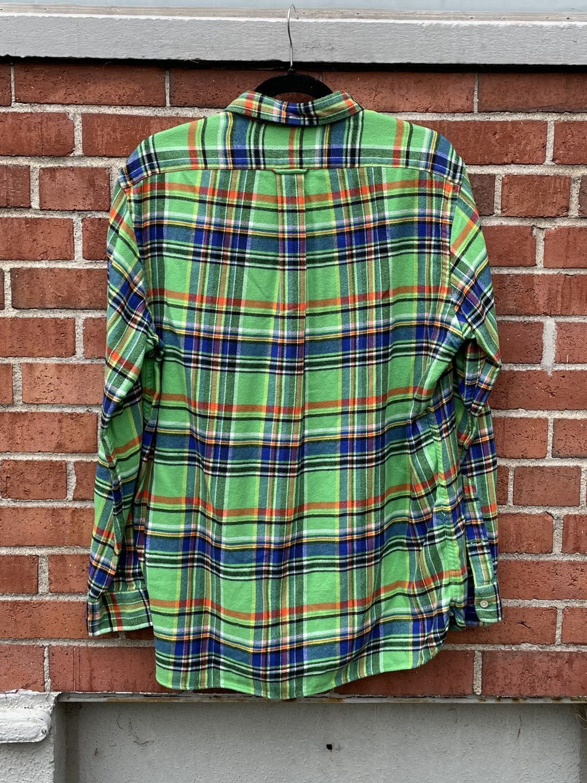 Polo Ralph Lauren Men's RALPH LAUREN Green/multicolor Plaid Super Soft Flanne Size US L / EU 52-54 / 3 - 4 Thumbnail