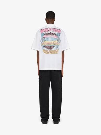Givenchy Givenchy boxy fit hawaiian shirt poplin camp collar Size US XL / EU 56 / 4 - 2 Thumbnail