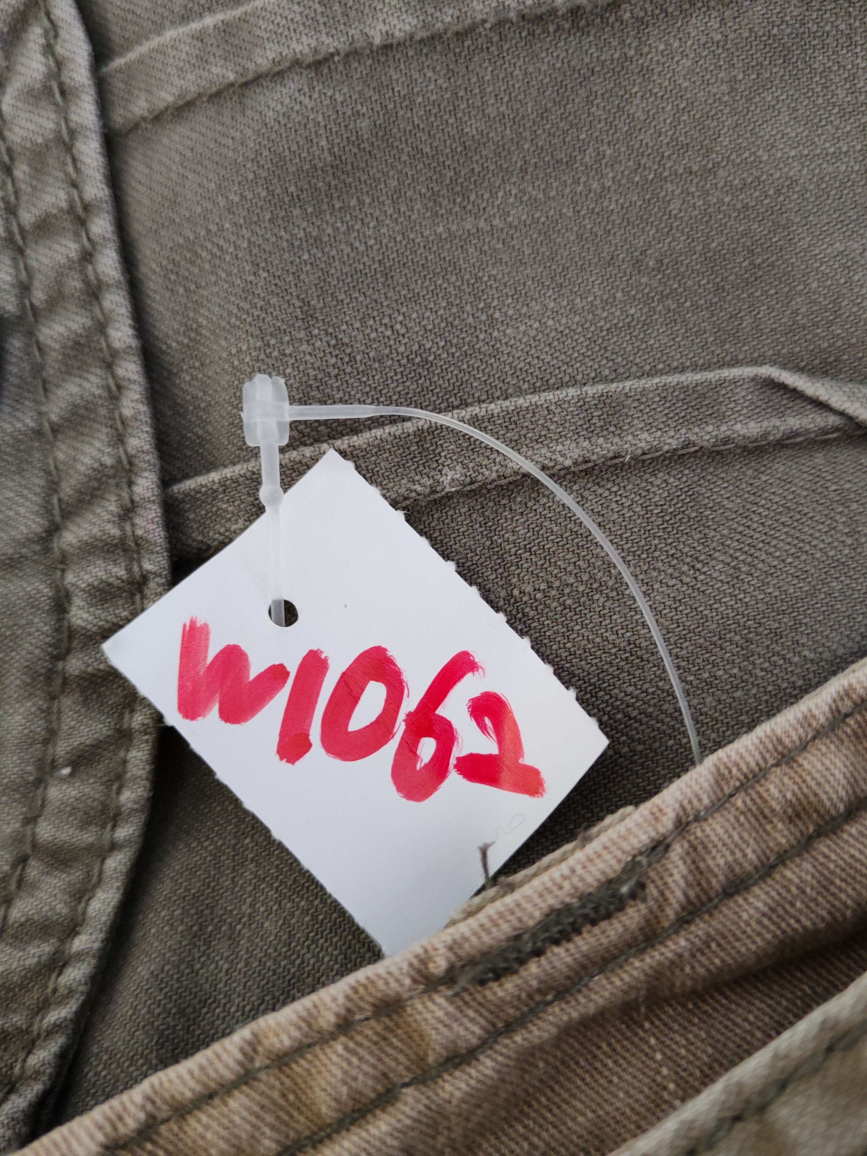 Japanese Brand Back Number Olive Multipocket Tactical Cargo Pants #W1062 Size US 29 - 15 Thumbnail