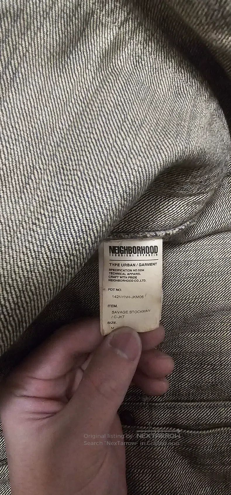 Neighborhood Neighborhood Washed Distressed Destroyed Denim Jacket Size US M / EU 48-50 / 2 - 7 Thumbnail