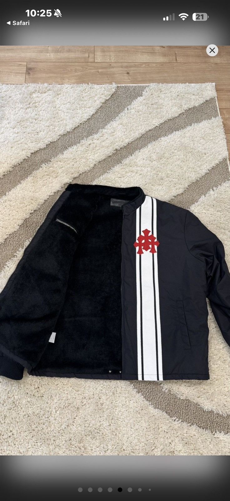 Chrome Hearts Chrome Hearts Cobra Nylon Racer Jacket 3x Red Cross Patch Size US L / EU 52-54 / 3 - 3 Thumbnail