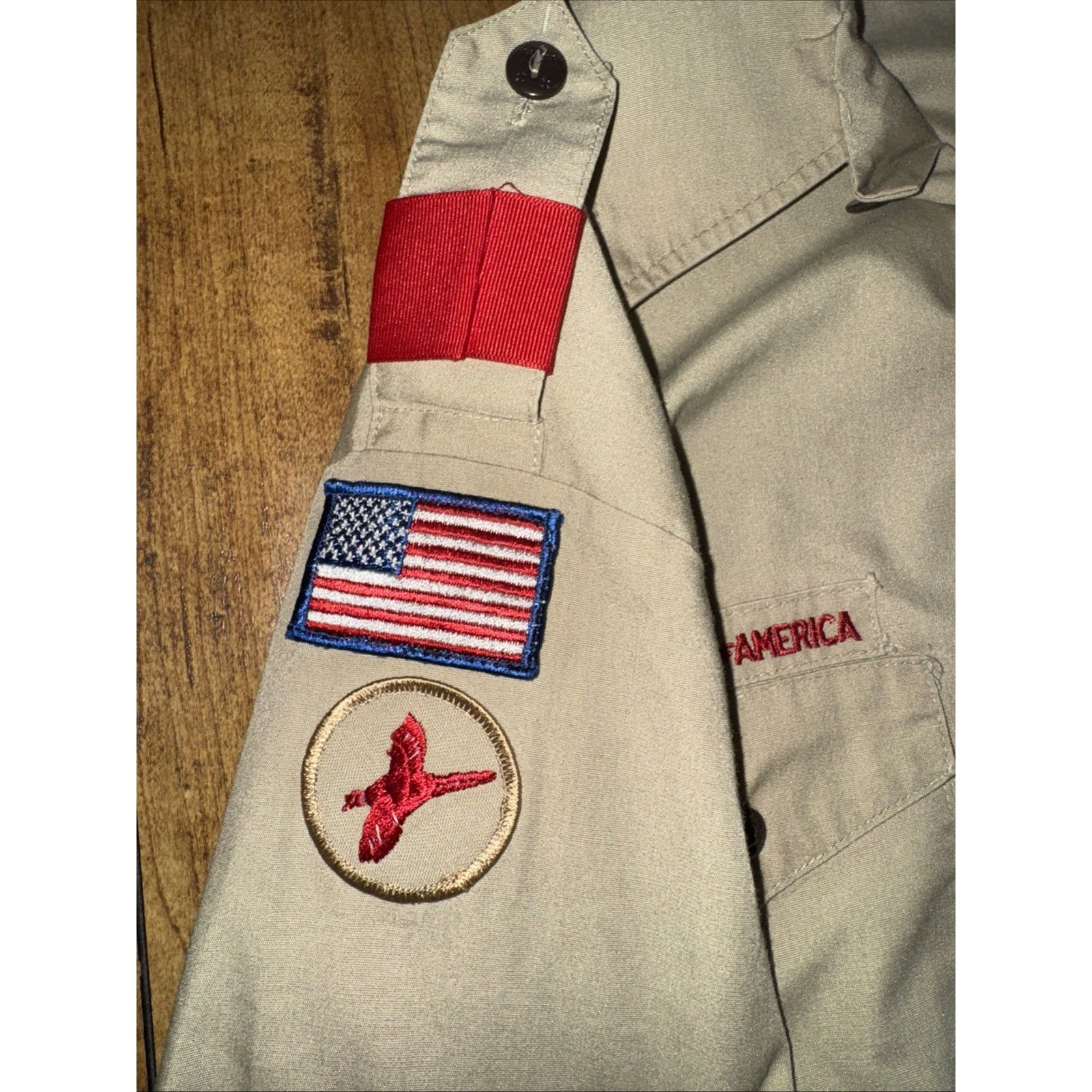 Vintage Boy Scouts of America Uniform Shirt XL 24x29 Khaki USA Size US XL / EU 56 / 4 - 5 Thumbnail