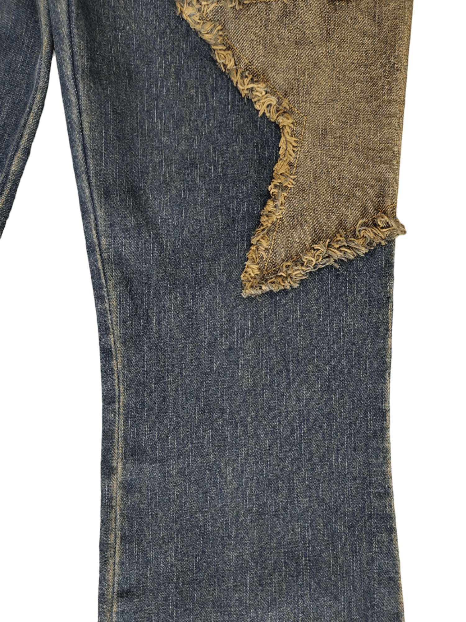 Hysteric Glamour × Undercover Flare Jeans Penthouse Club Stars Patches Denim Boot Cut Y2k Size US 26 / EU 42 - 6 Thumbnail