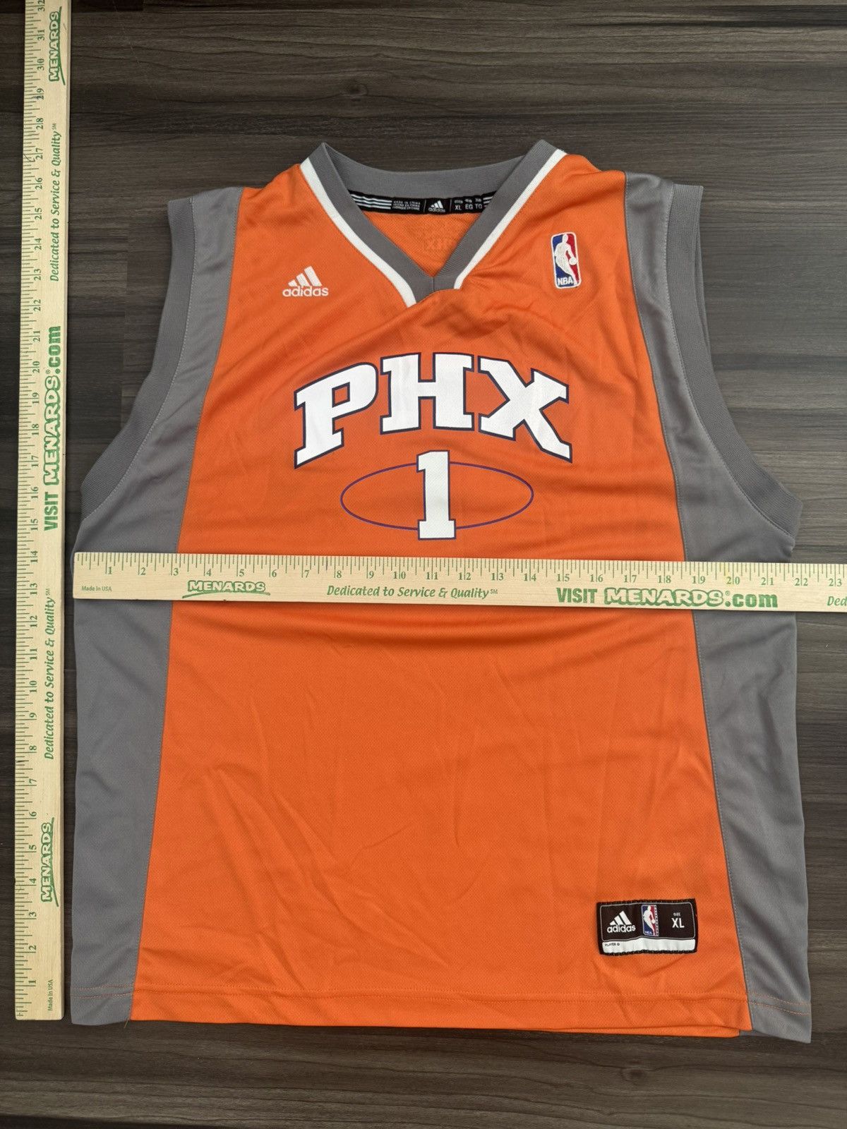 Adidas Youth Size XL Adidas Phoenix Suns Goran Dragic #1 NBA Jersey Size US XL / EU 56 / 4 - 5 Thumbnail