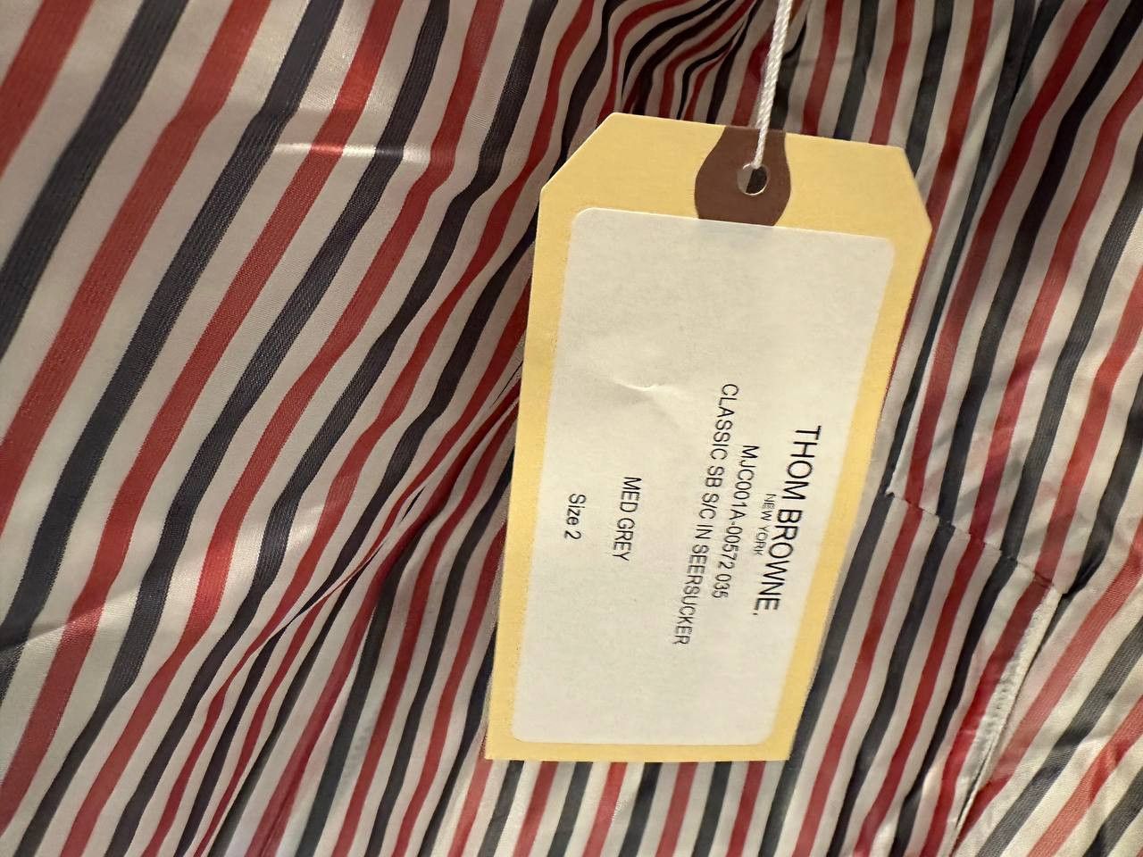 Thom Browne Thom Browne Classic SB S/C In Seersucker Size 38R - 5 Thumbnail