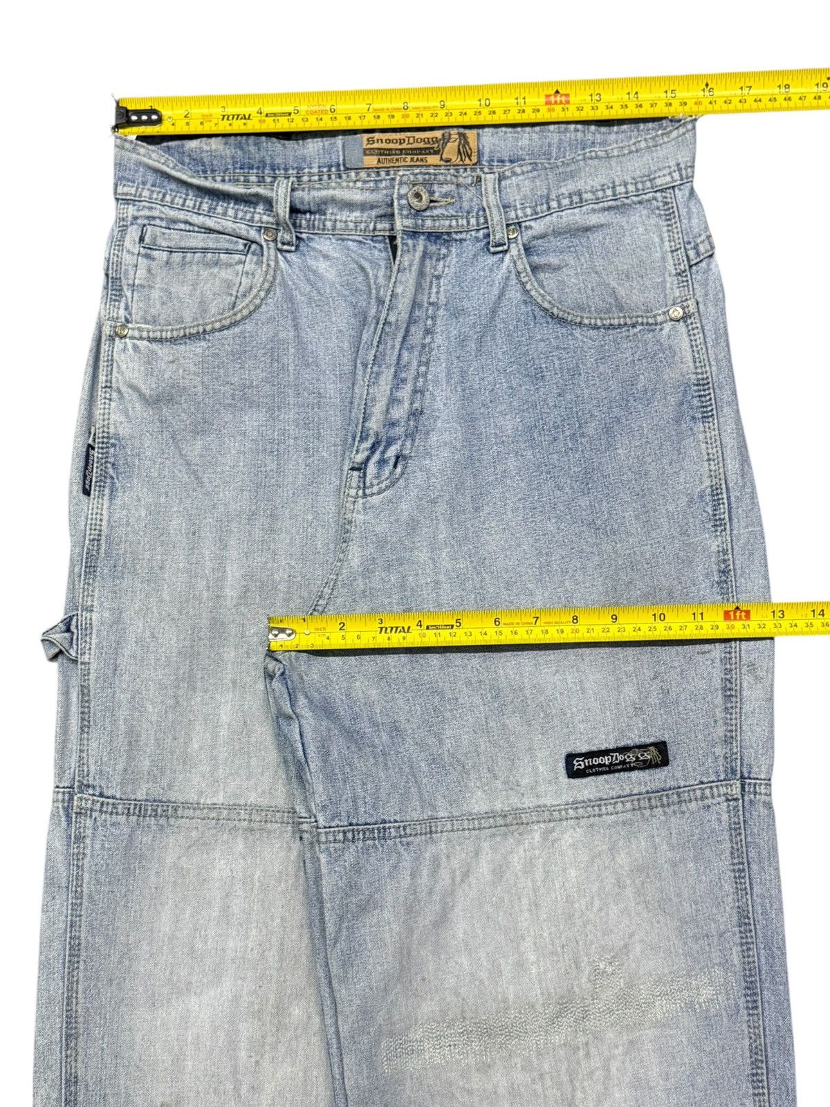 Snoop Dogg Vintage Snoop Dogg Clothing Company Baggy Distressed Denim Size US 31 - 16 Thumbnail