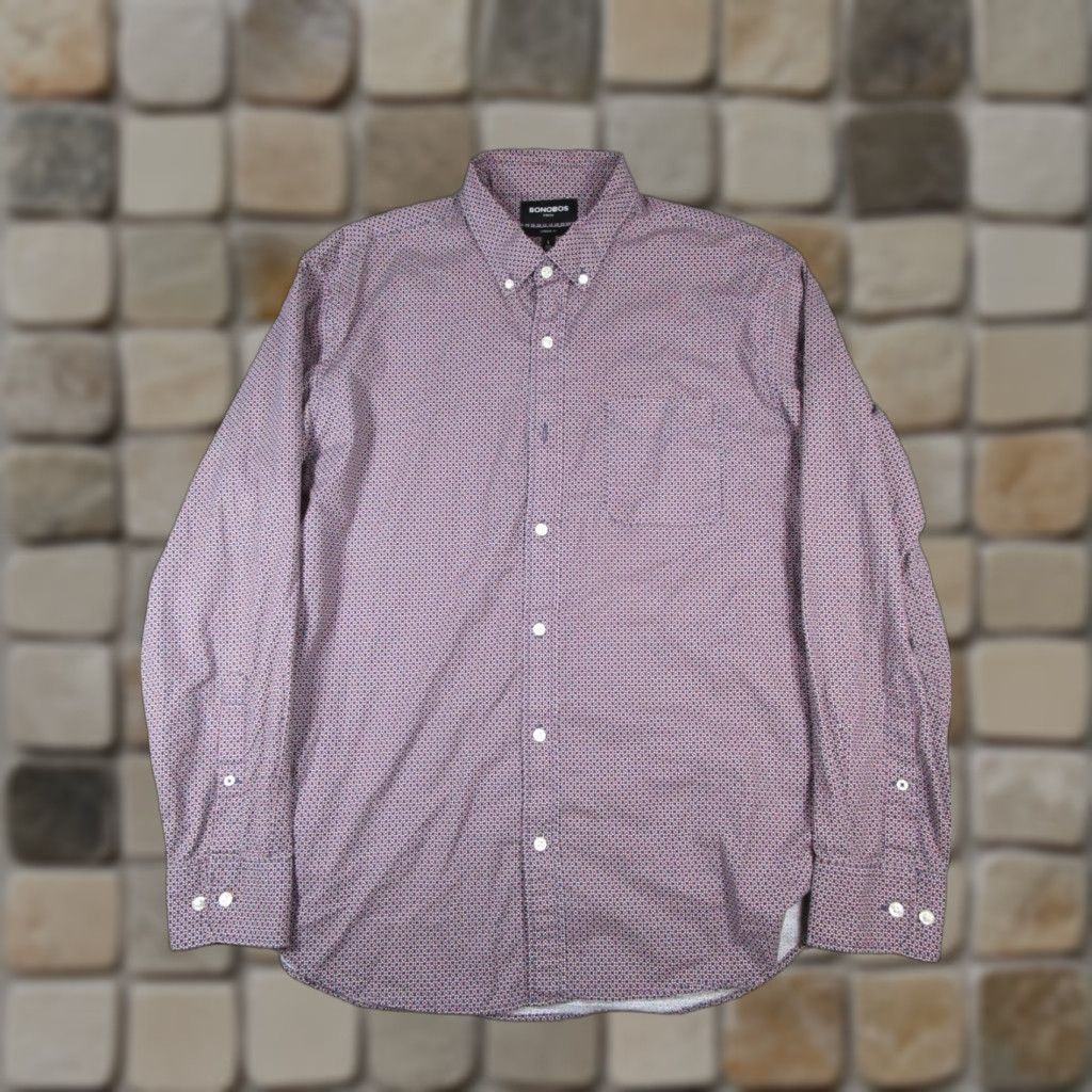 Bonobos Bonobos Shirt Mens Large Red Cotton Button Up Size US L / EU 52-54 / 3 - 1 Thumbnail