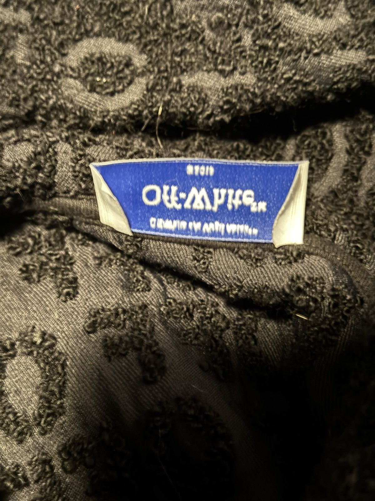 Off-White Off-White Boucle Monogram Hoodie Size US M / EU 48-50 / 2 - 7 Thumbnail