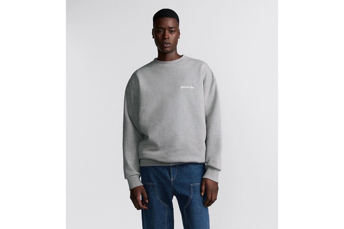 Dior o1bcso1str0226 Tag Sweatshrit in Grey Size US L / EU 52-54 / 3 - 4 Thumbnail