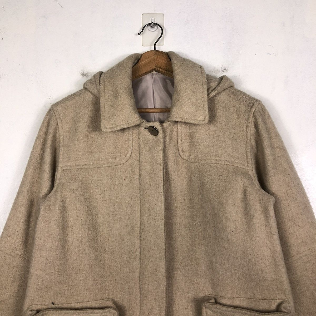 Japanese Brand × Vintage 📌PILE OF TRASH WOOL BIKER JACKET 3D POCKET Size US M / EU 48-50 / 2 - 5 Thumbnail