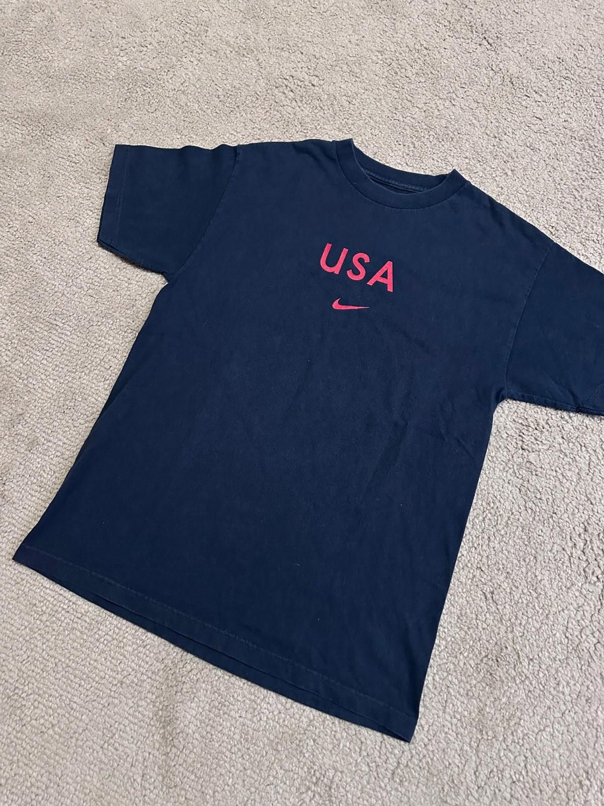 Nike Vintage Nike USA Tee Sz M Size US M / EU 48-50 / 2 - 2 Thumbnail
