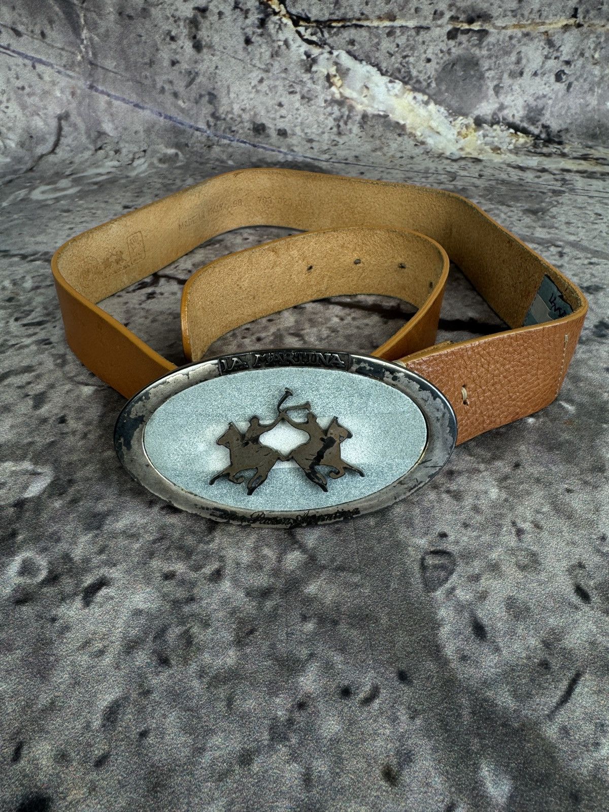 Barbour La Martina Argentina Leather Belt Size ONE SIZE - 1 Thumbnail