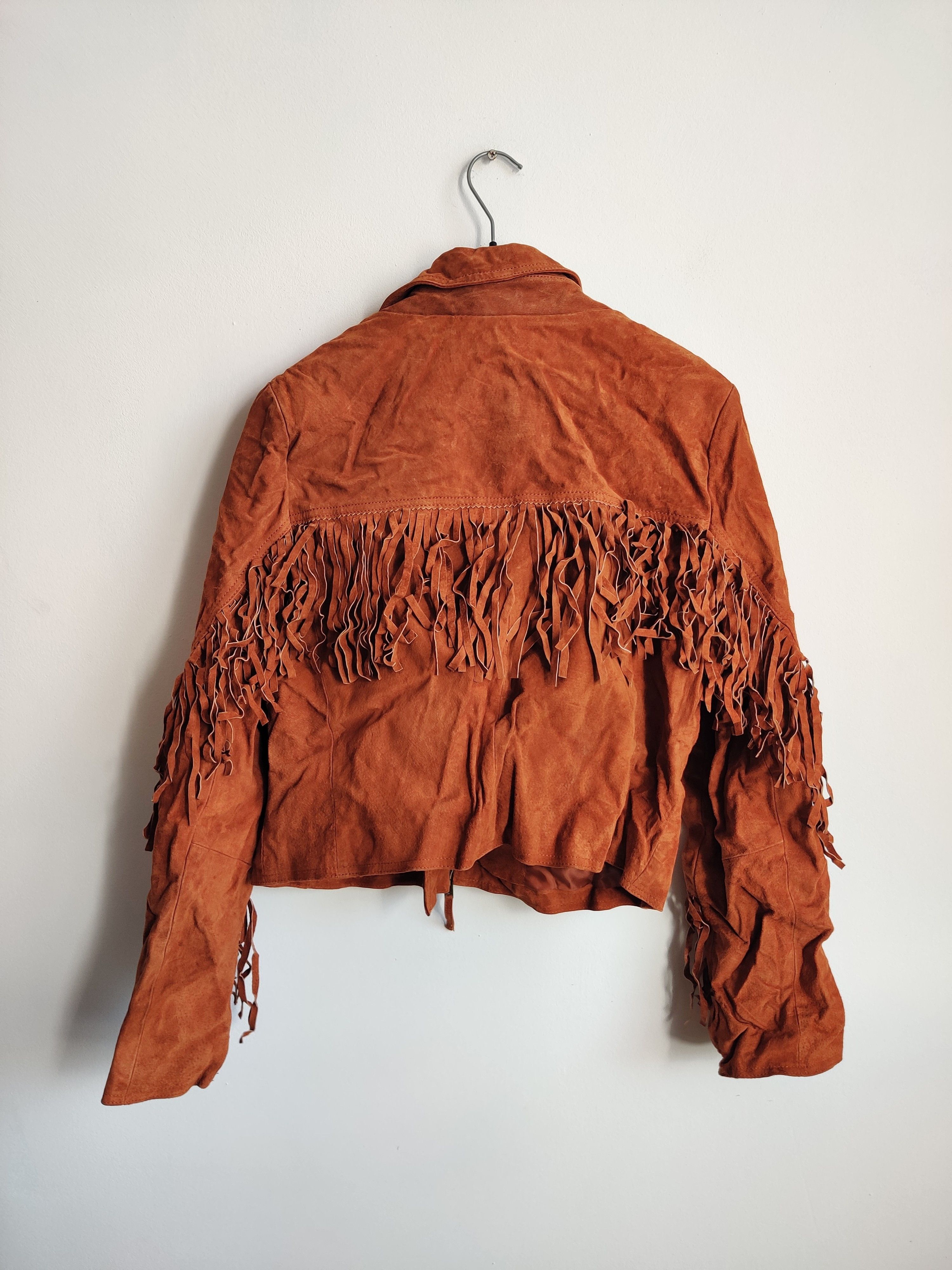 Vintage Vintage cowboy jacket leather y2k avant garde Size M / US 6-8 / IT 42-44 - 2 Thumbnail