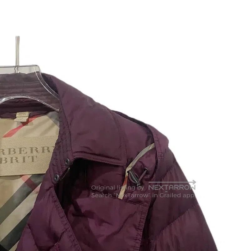 Burberry Burberry Purple Nylon Women's Down Jacket. Size XS / US 0-2 / IT 36-38 - 4 Thumbnail