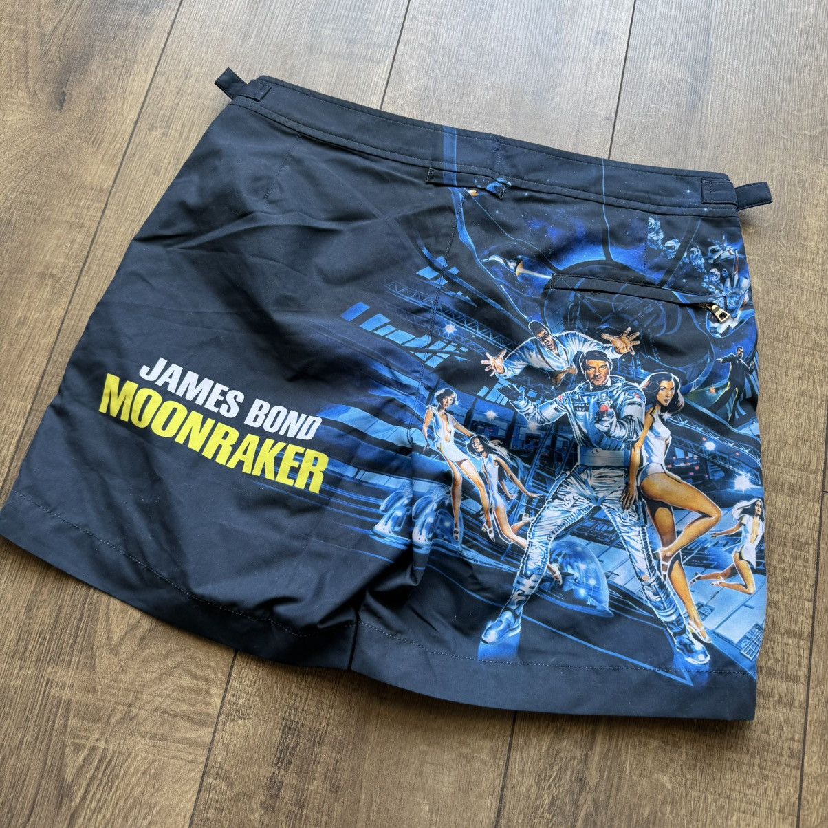 Designer × Orlebar Brown Orlebar Brown Bulldog James Bond 007 Moonraker Shorts Trunks Size US 30 / EU 46 - 11 Thumbnail