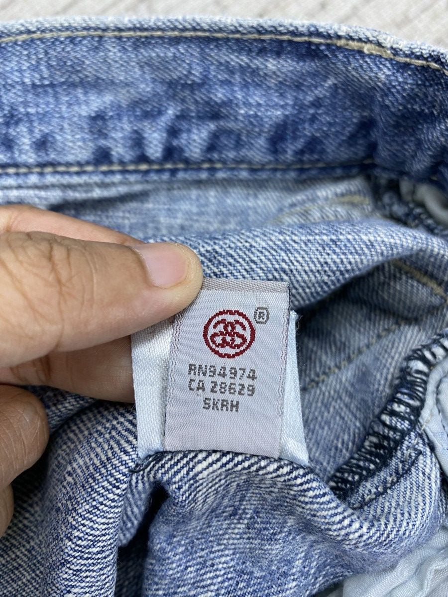 Stussy × Vintage Vintage 90s Stussy Garment Distressed Denim Jeans Size US 27 - 17 Thumbnail